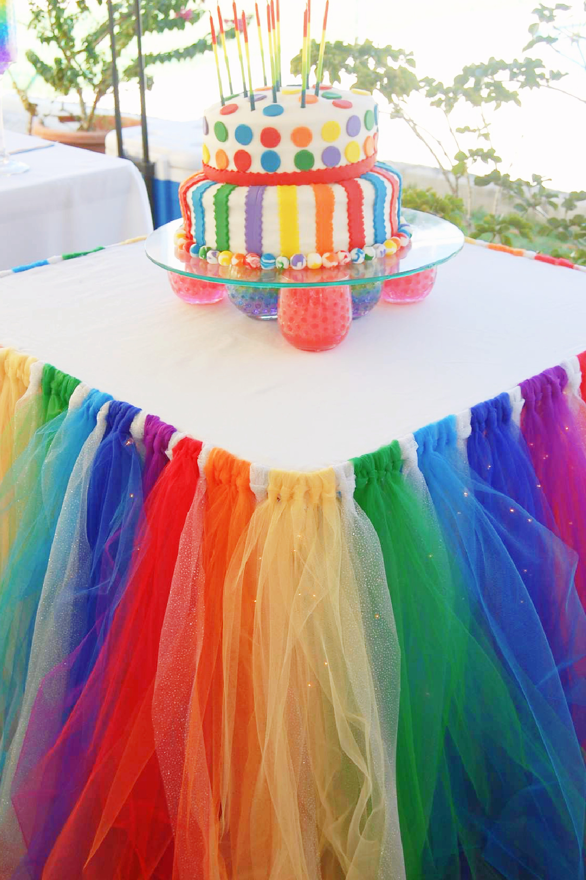 Tulle Rainbow Skirt