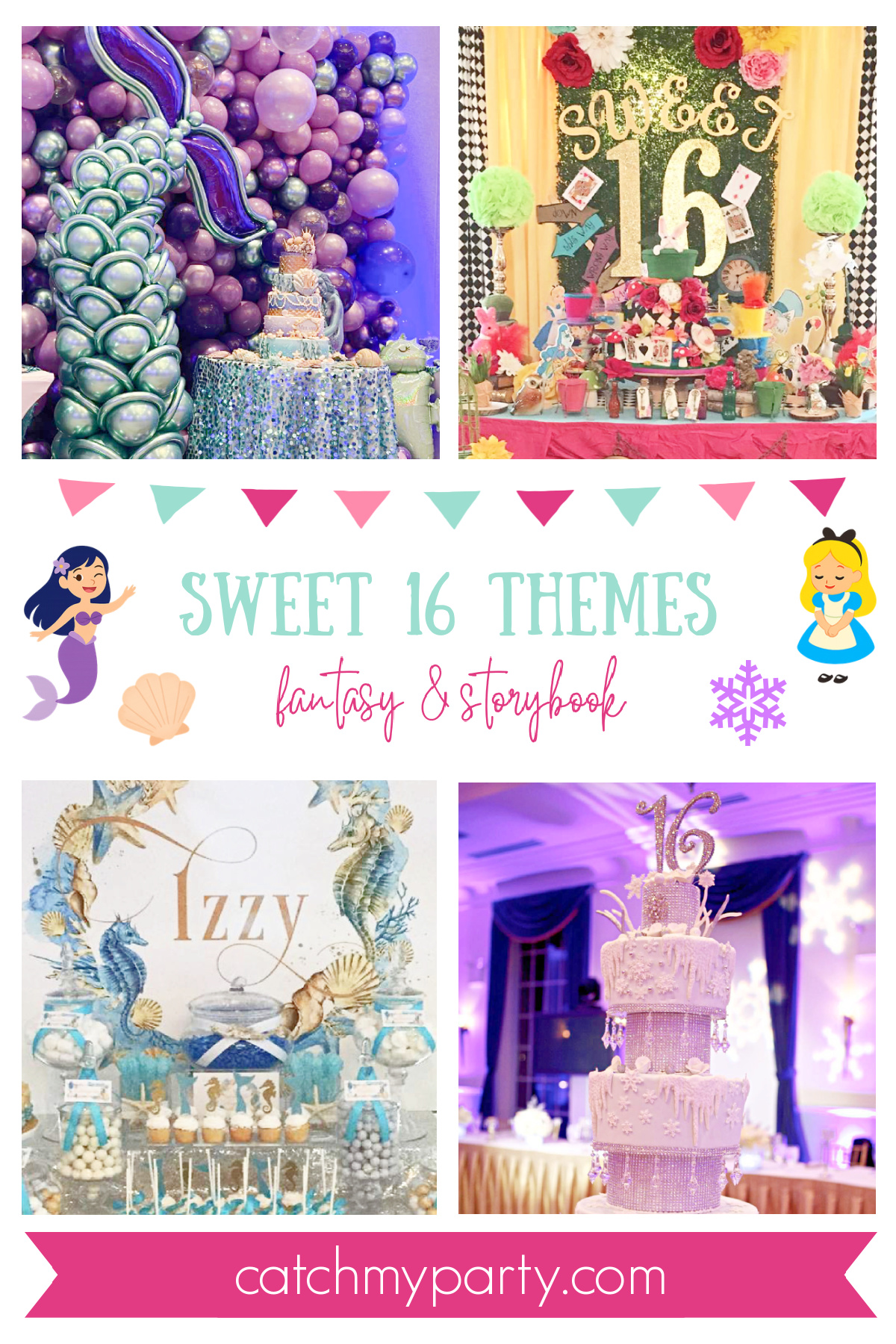 Glam & Fashion-Inspired Sweet 16 Themes