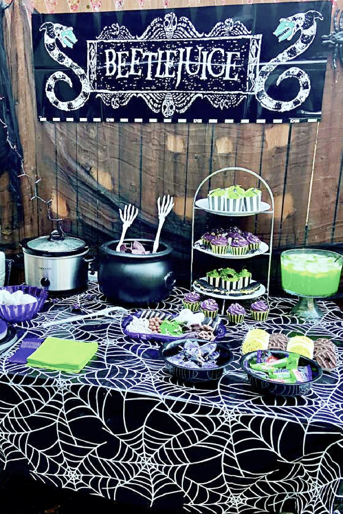 Beetlejuice Dessert Table