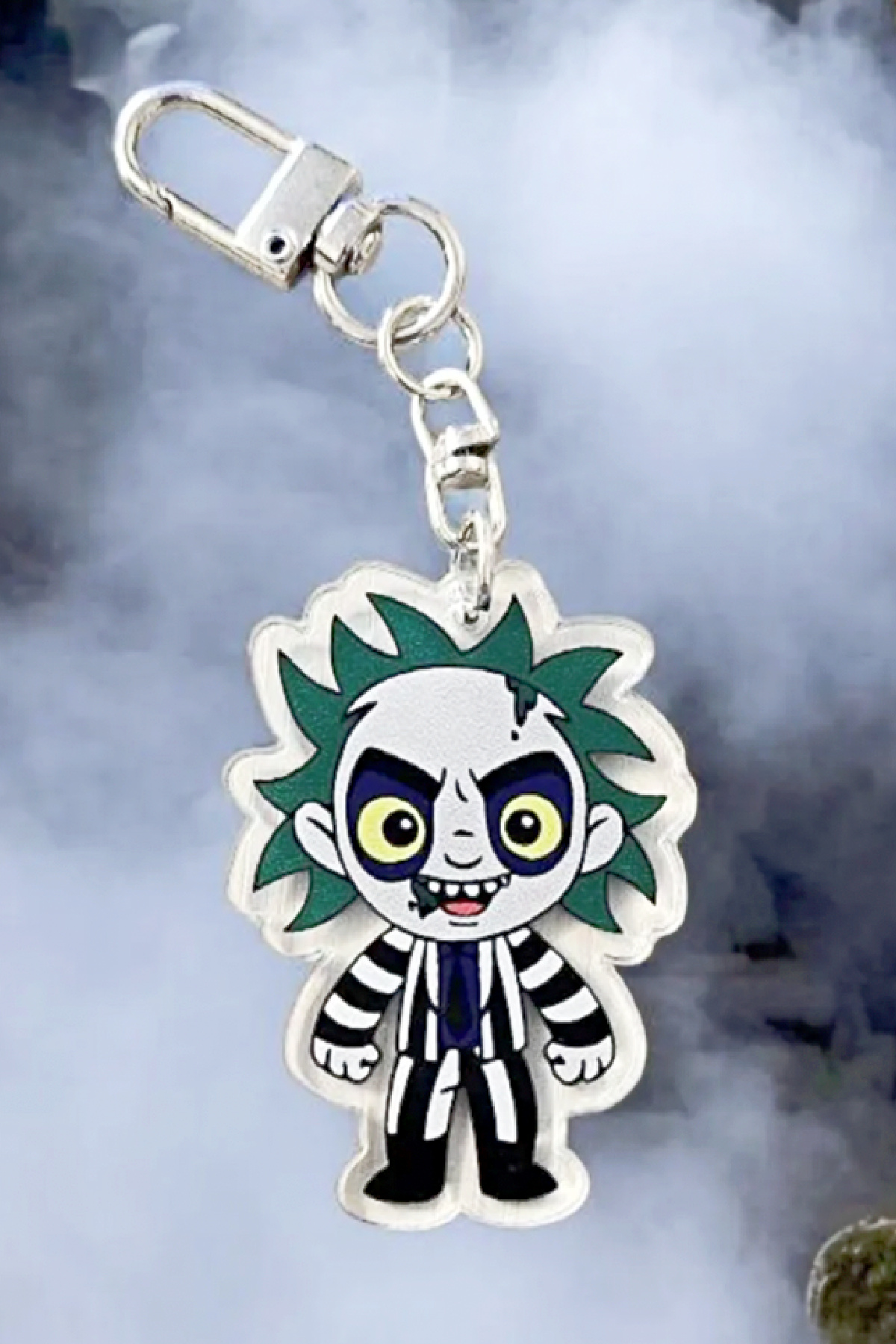 Beetlejuice Keychain