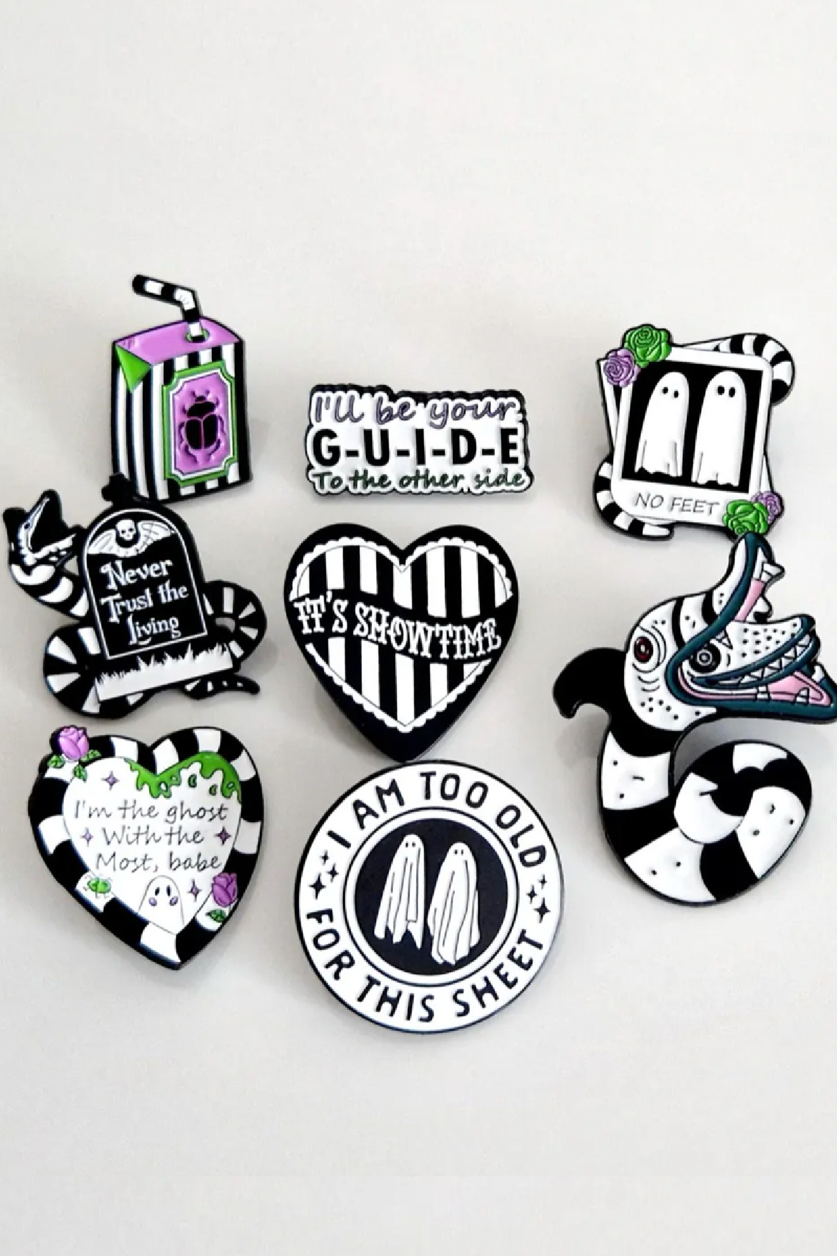 Beetlejuice Pins