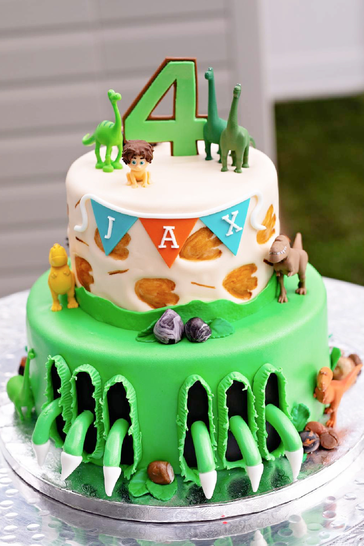 Dinosaur Claw Birthday Cake