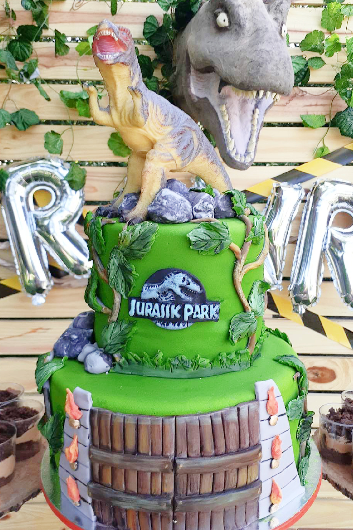 Roaring Dino Jurassic Cake