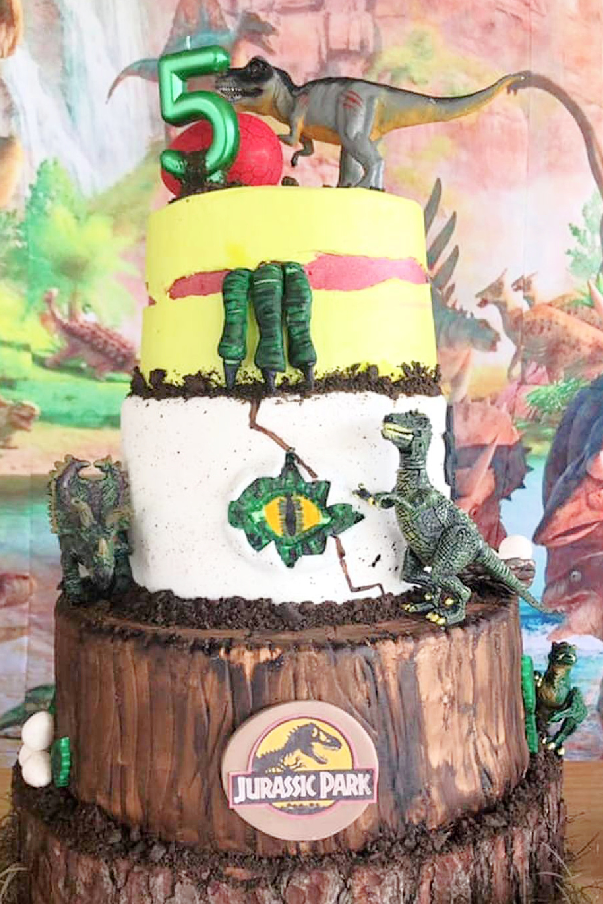 Ultimate Jurassic Park Birthday Cake