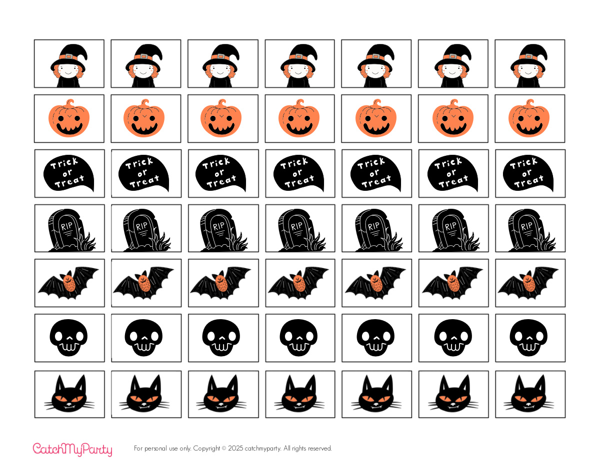 Download FREE Printable Halloween Countdown Markers Download FREE Printable Halloween Countdown Markers