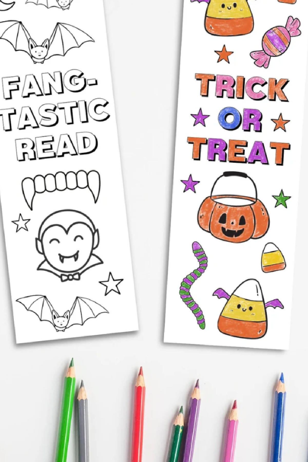 Halloween Printable Bookmark Templates