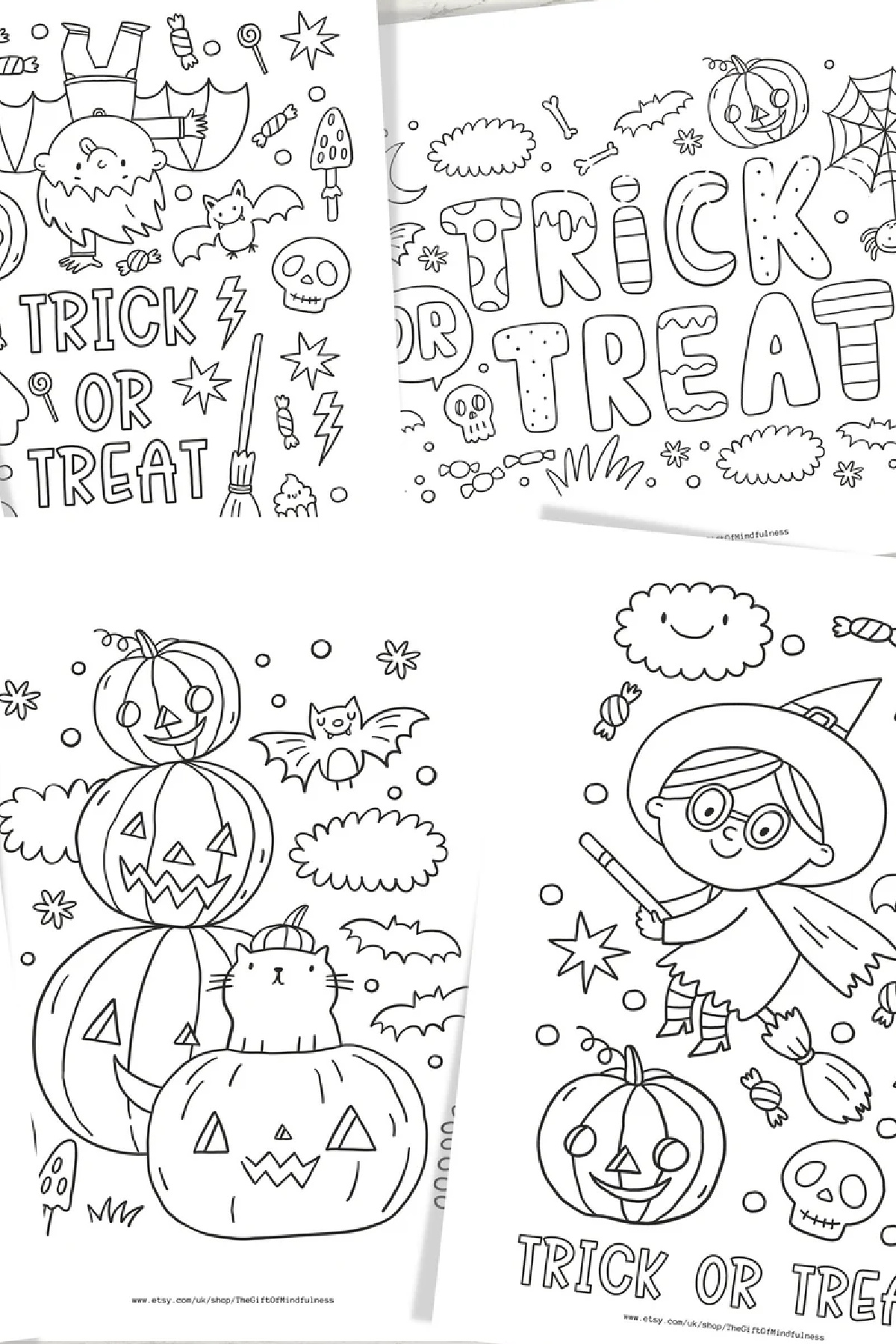 Printable Halloween Coloring Sheets