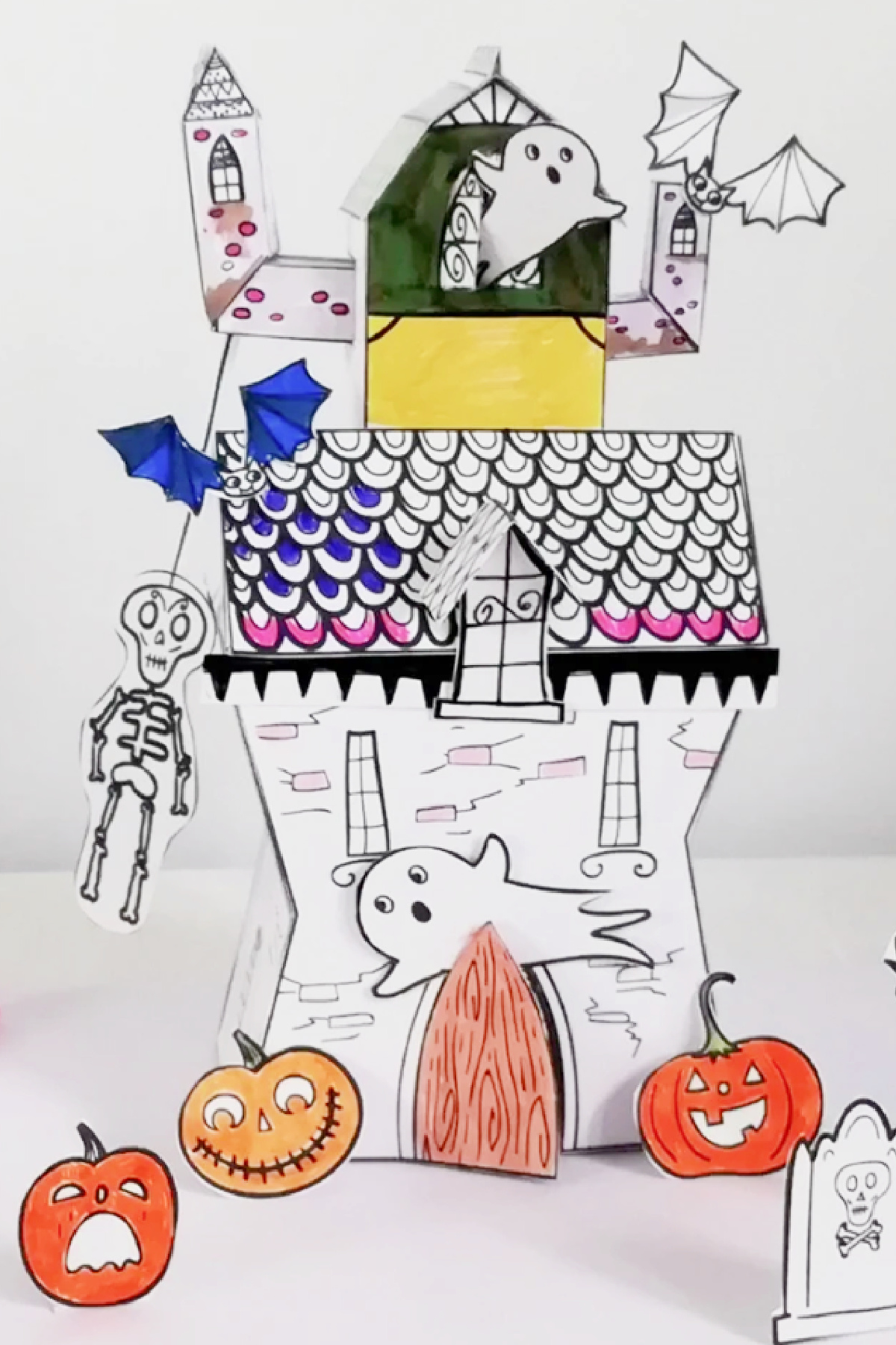 Haunted House Paper Craft Activity