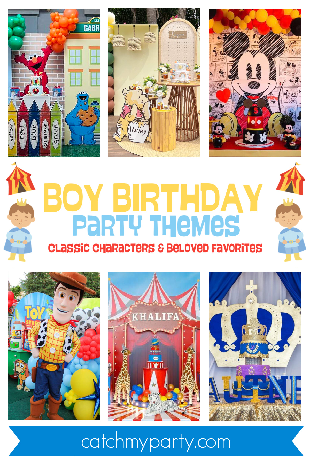 🎪 Classic Characters & Beloved Favorites – Timeless Boy Birthday Themes 🎪 Classic Characters & Beloved Favorites – Timeless Boy Birthday Themes