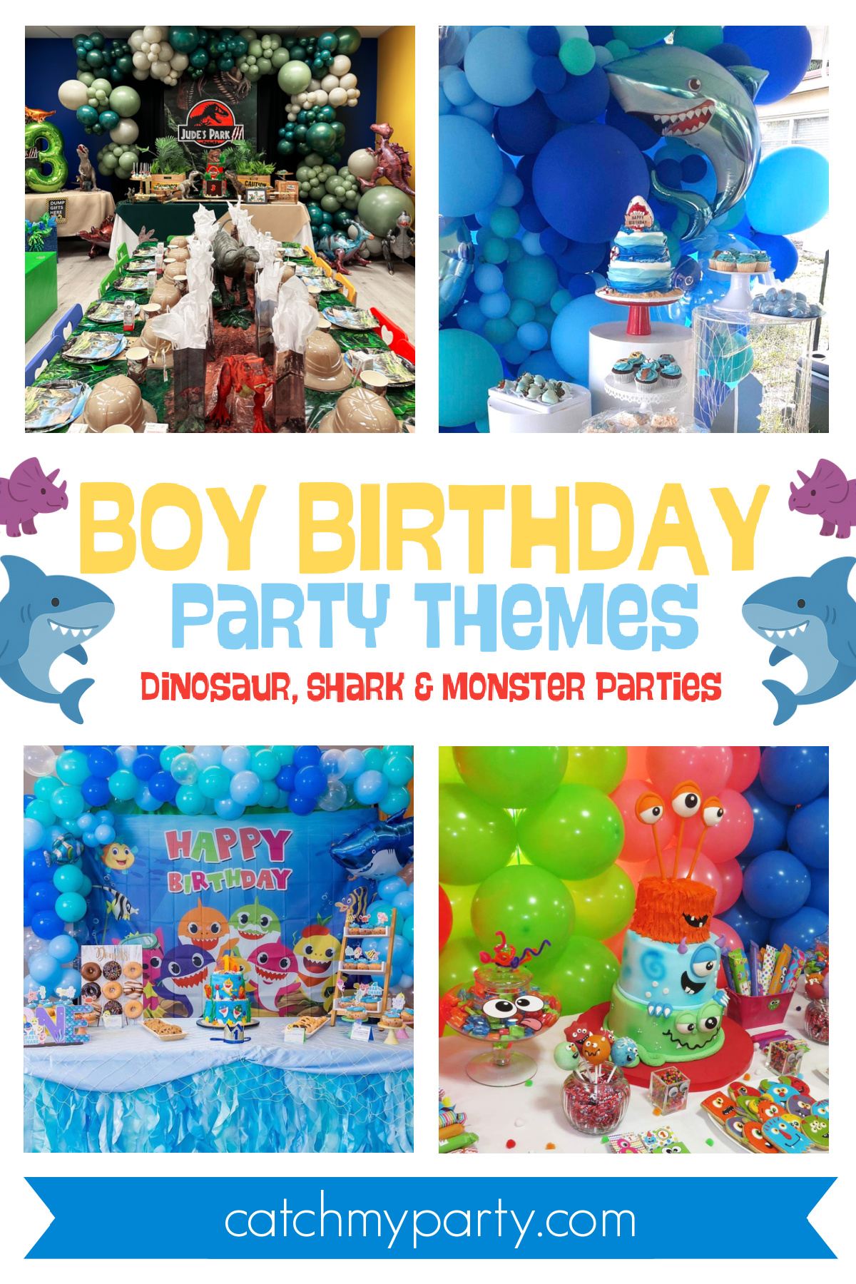 🐉 Dinosaur, Shark & Monster Parties – Roaring Fun for Adventurous Boys 🐉 Dinosaur, Shark & Monster Parties – Roaring Fun for Adventurous Boys
