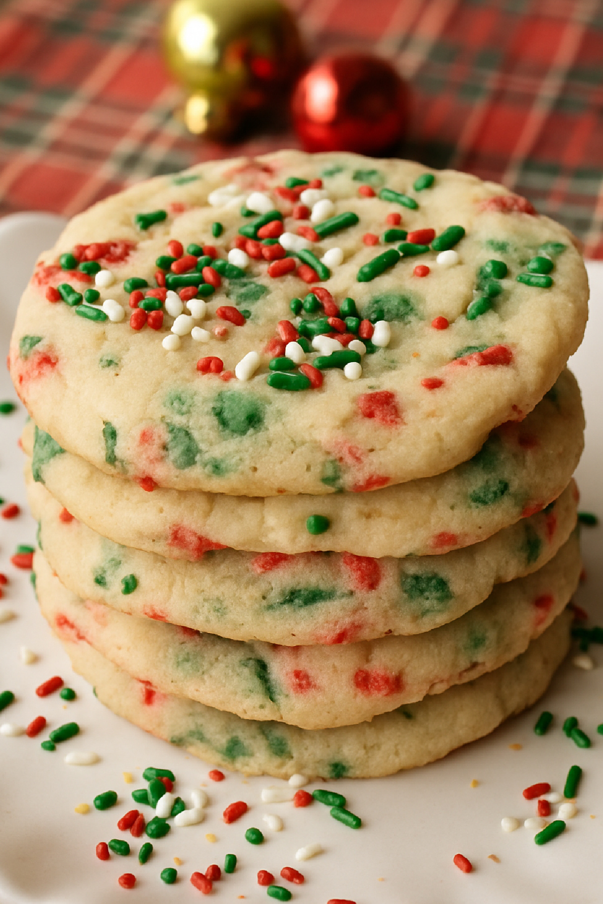 Christmas Confetti Cookies