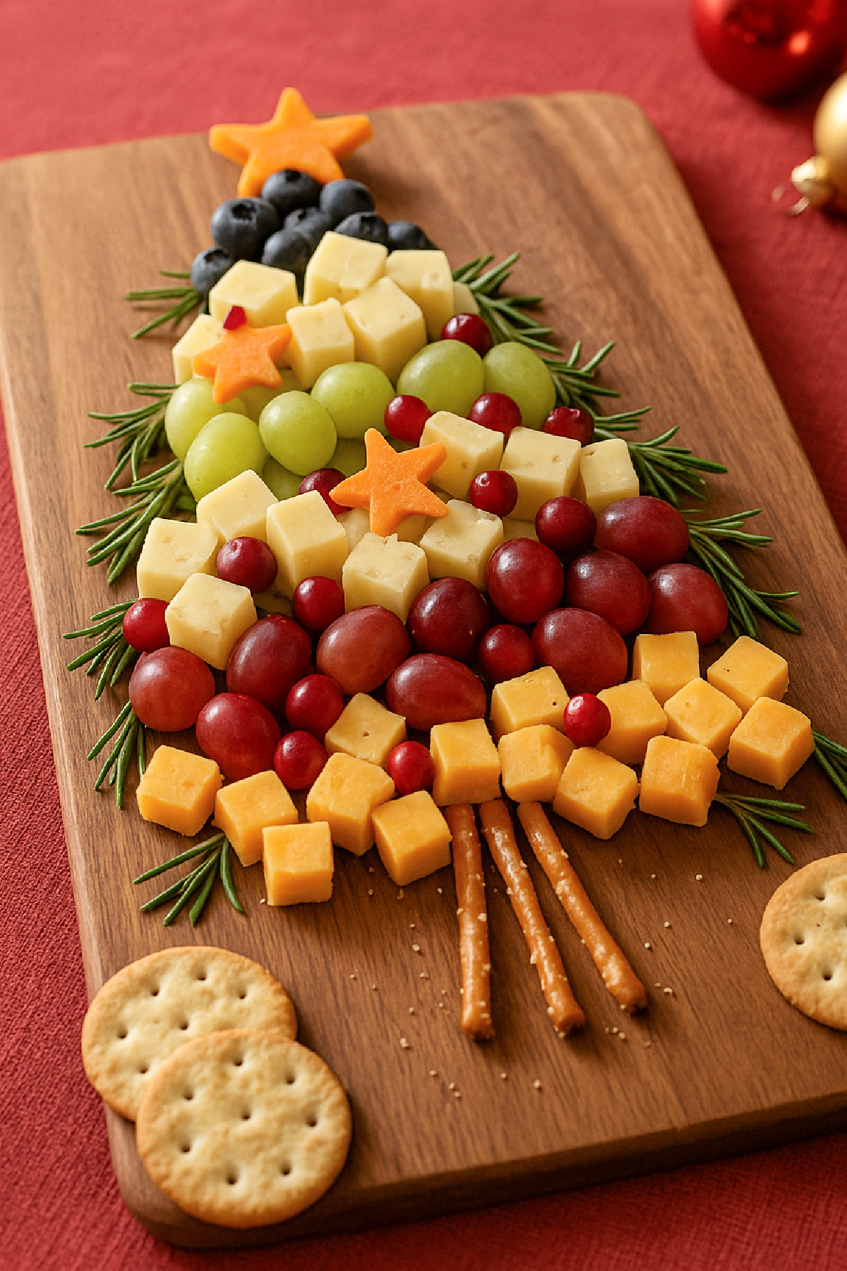 Christmas Tree Shaped Charcuterie Christmas Tree Shaped Charcuterie