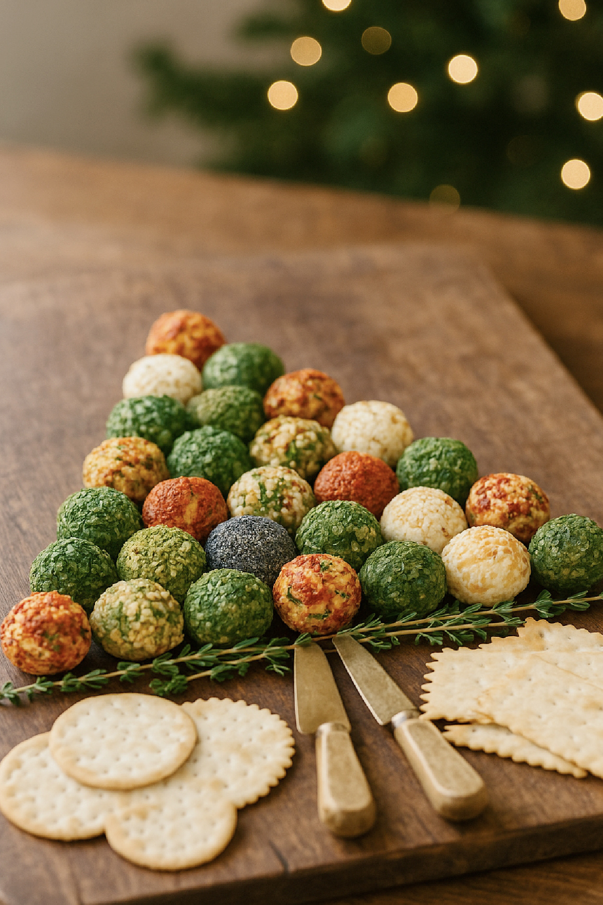Mini Cheese Ball Holiday Platter Mini Cheese Ball Holiday Platter