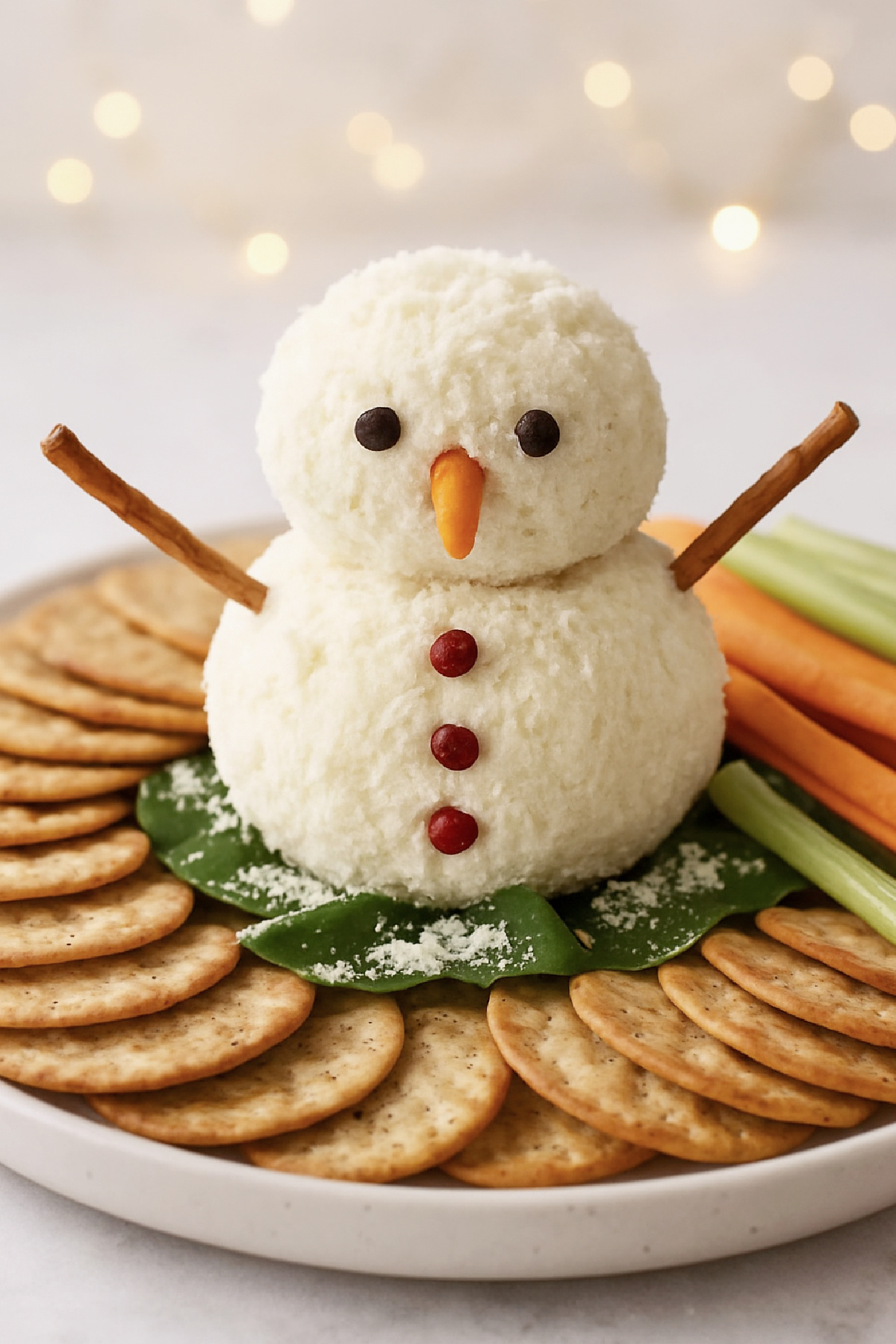 Snowman Cheese Ball Snowman Cheese Ball