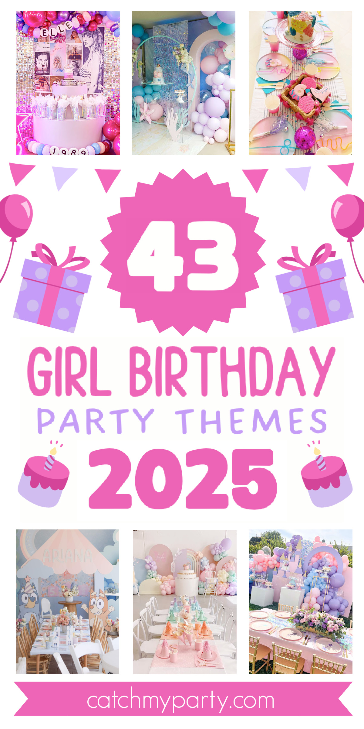 43 Most Popular Girl Birthday Party Themes and Party Ideas for 2025!