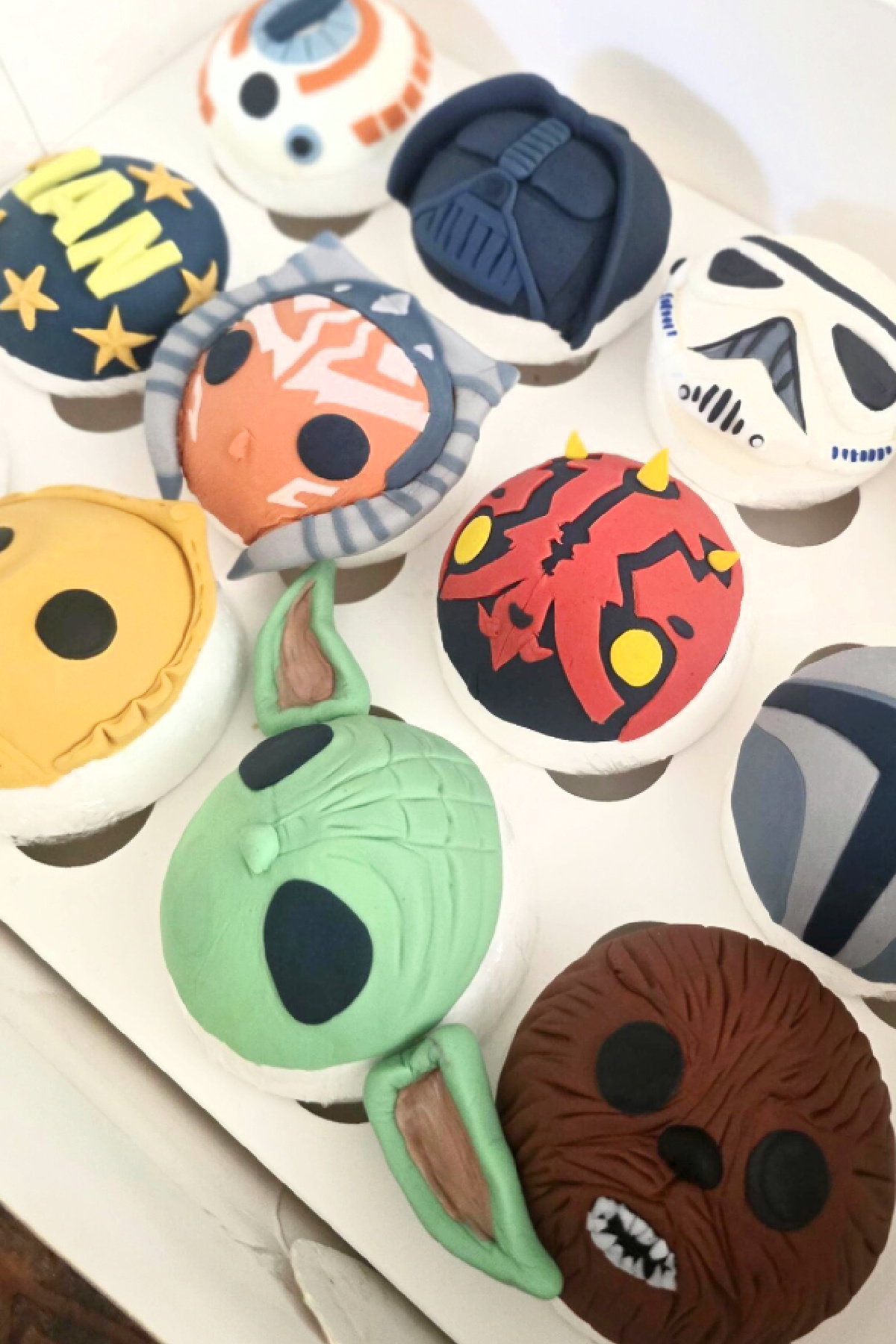 Fondant Star Wars Cupcake Toppers