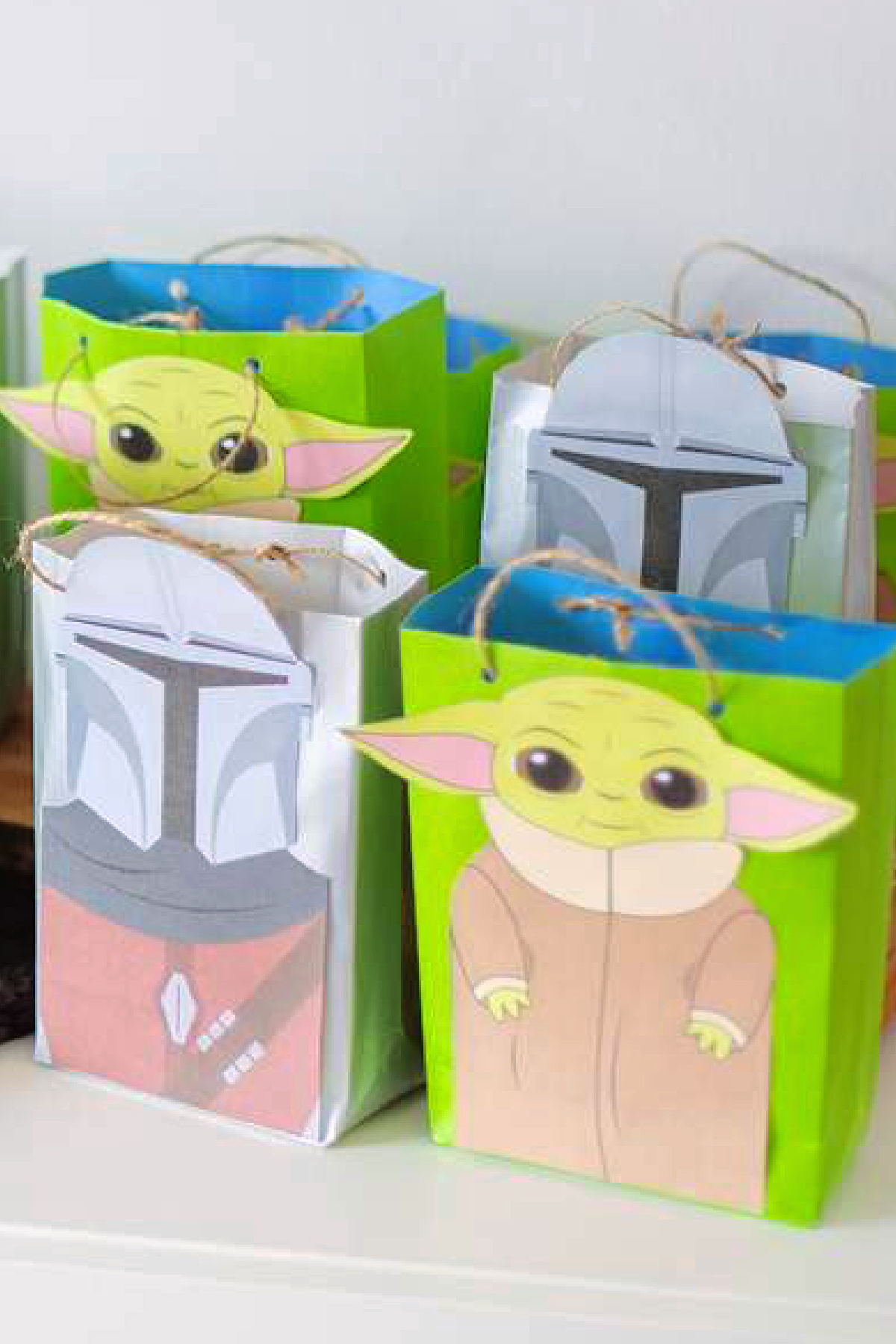 Mandalorian Party Favor Bags