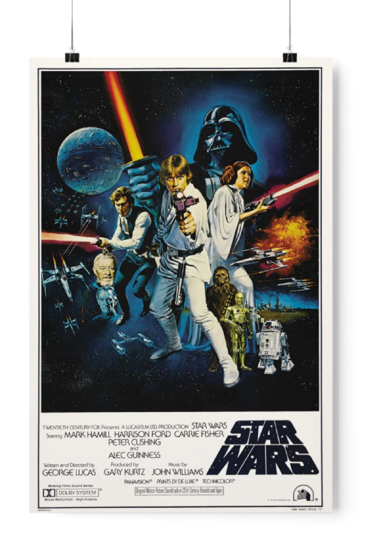 Vintage Star Wars Movie Poster