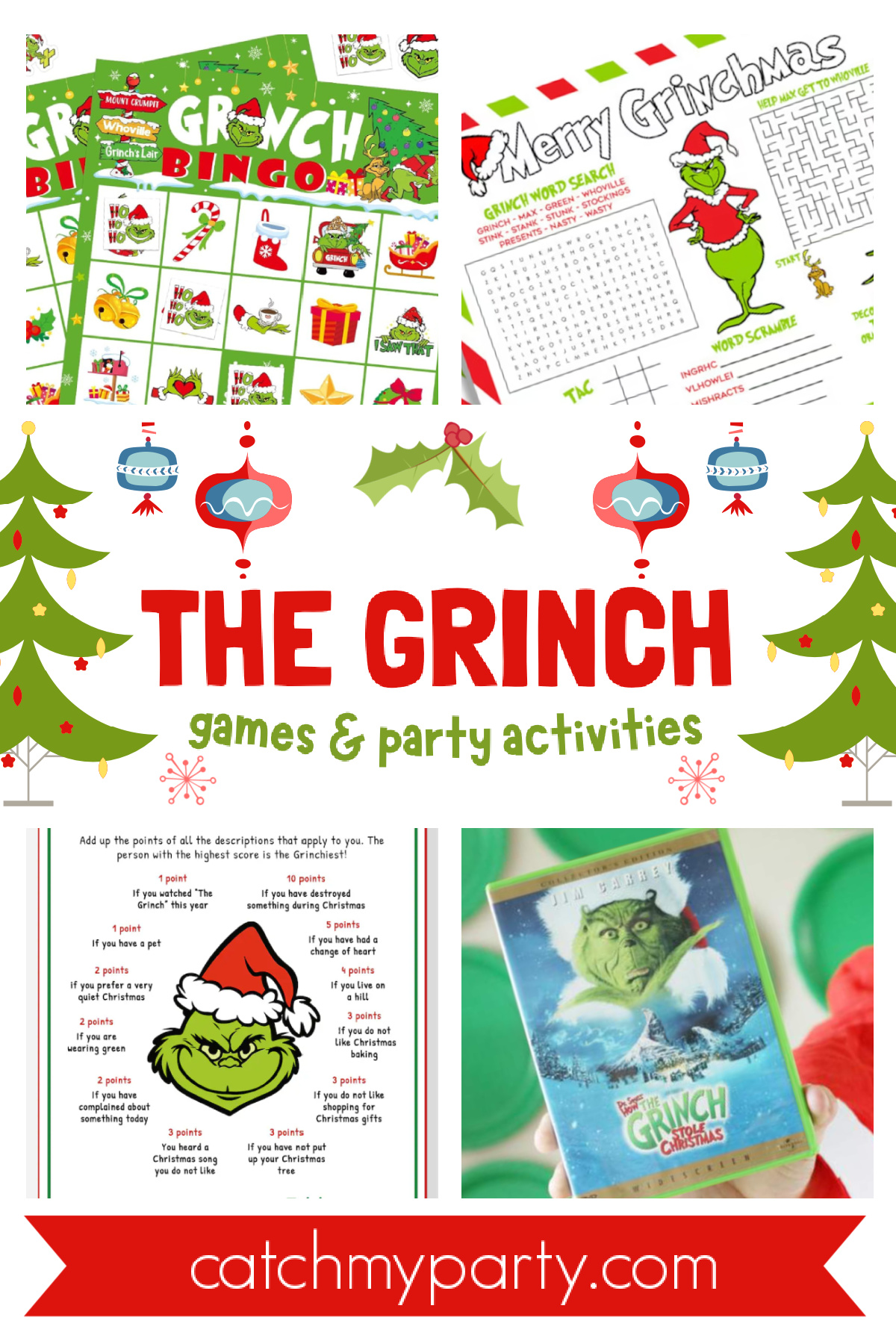 Grinch Games & Party Activities Grinch Games & Party Activities