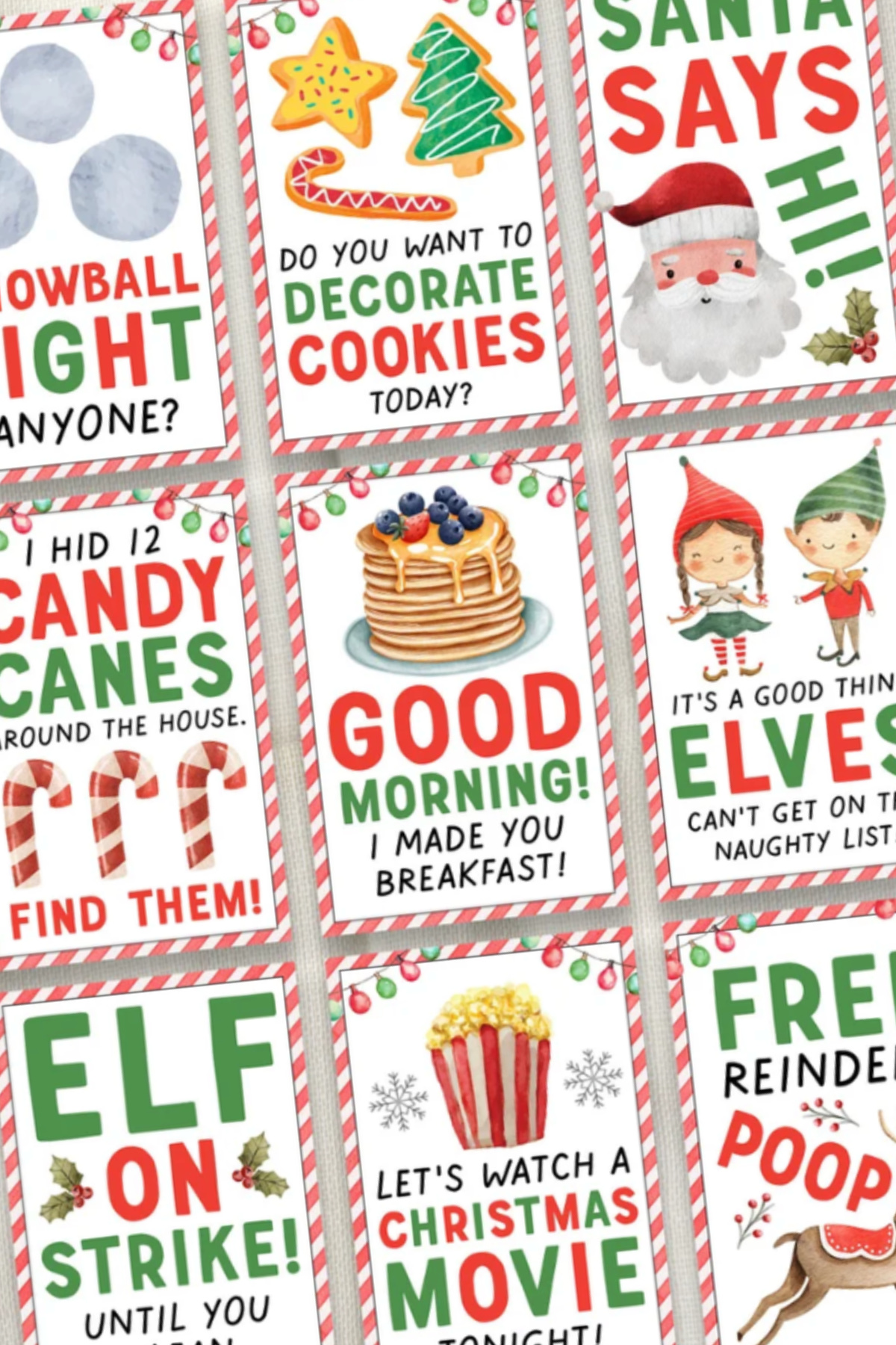 Printable Elf Notes