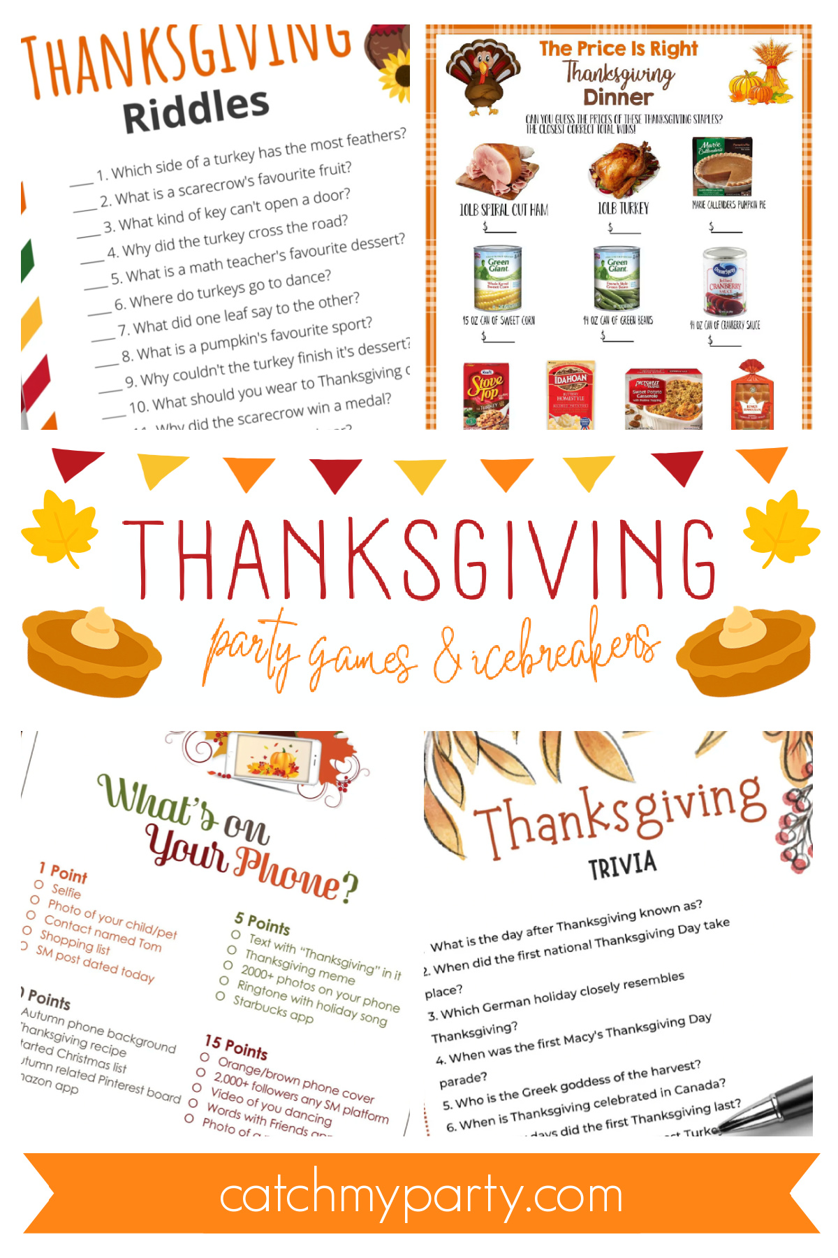 Thanksgiving Party Games & Icebreakers Thanksgiving Party Games & Icebreakers