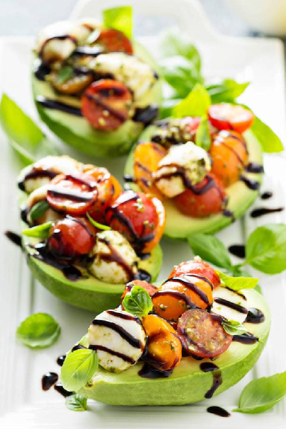 Caprese Stuffed Avocado