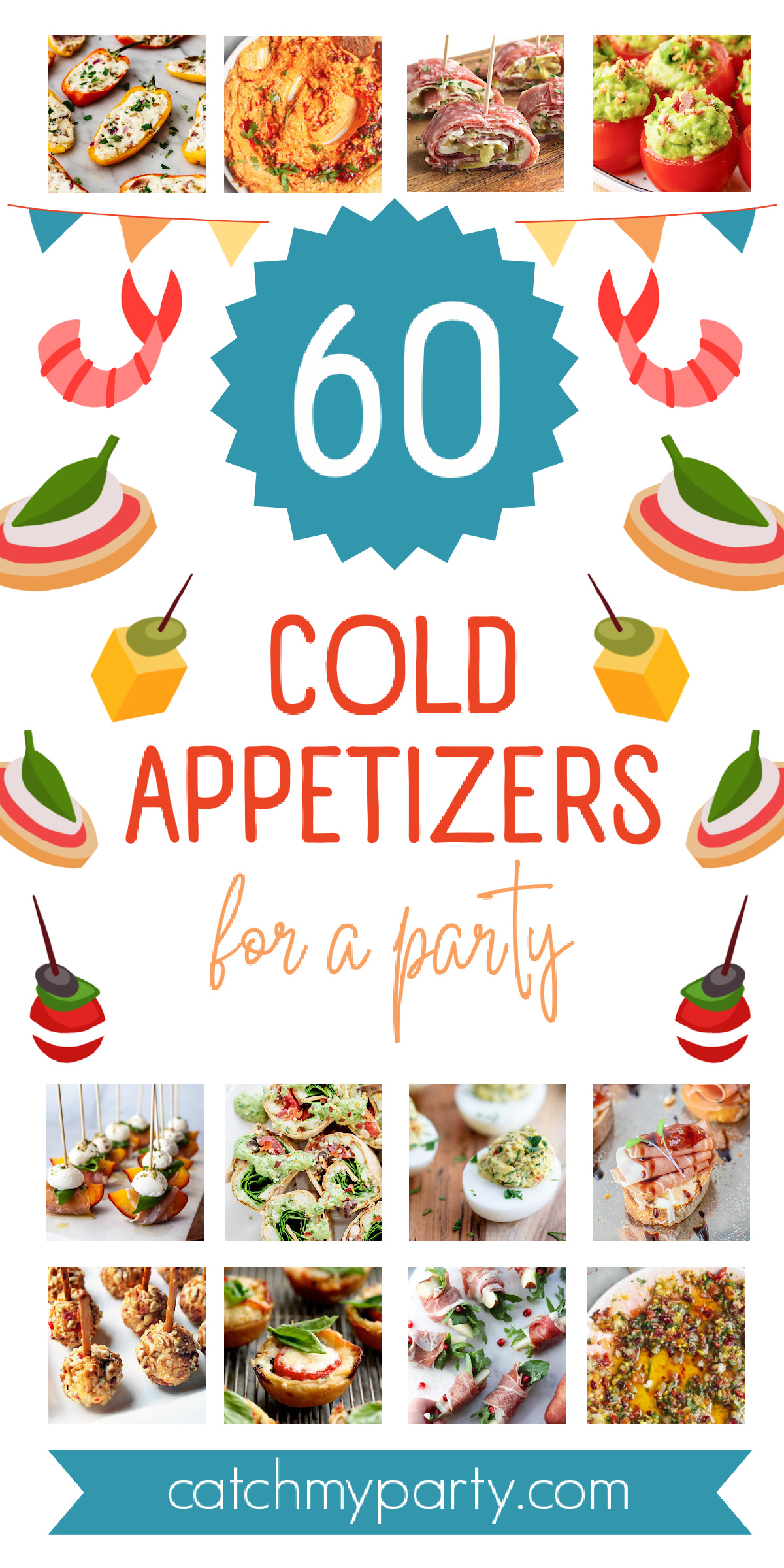 60 DELICIOUS Cold Appetizers for Your Party (2024 Picks)