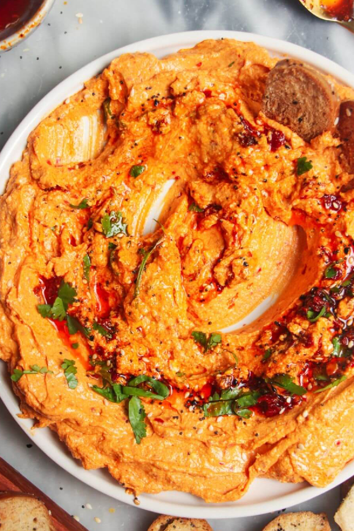 Spicy Whipped Feta Dip with Harissa