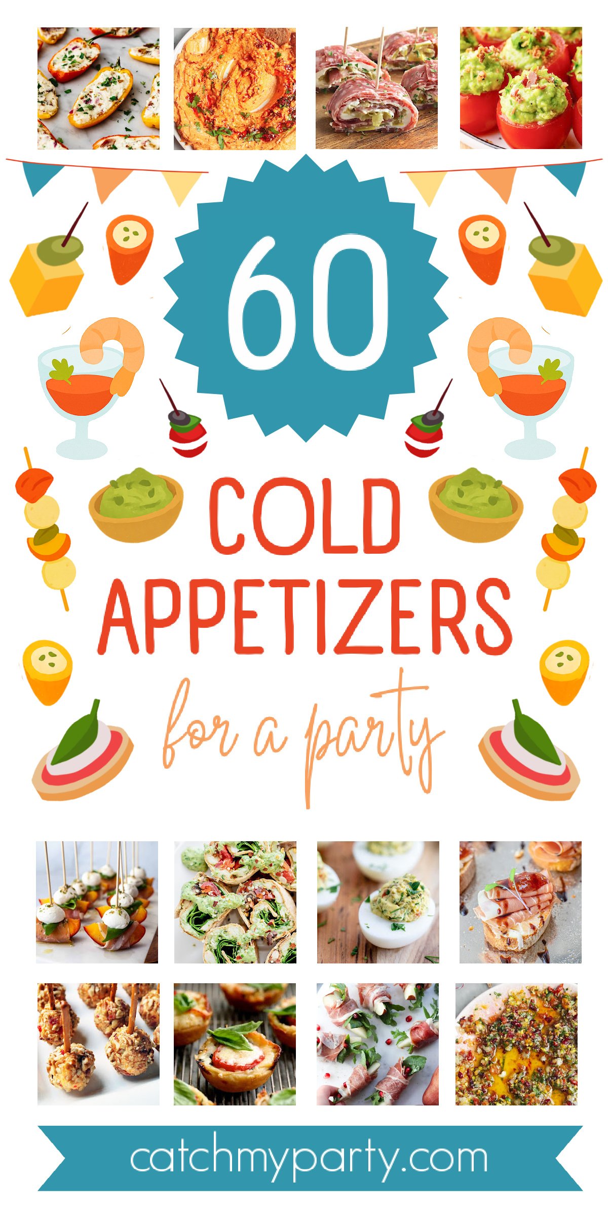 60 DELICIOUS Cold Appetizers for Your Party (2025 Picks)