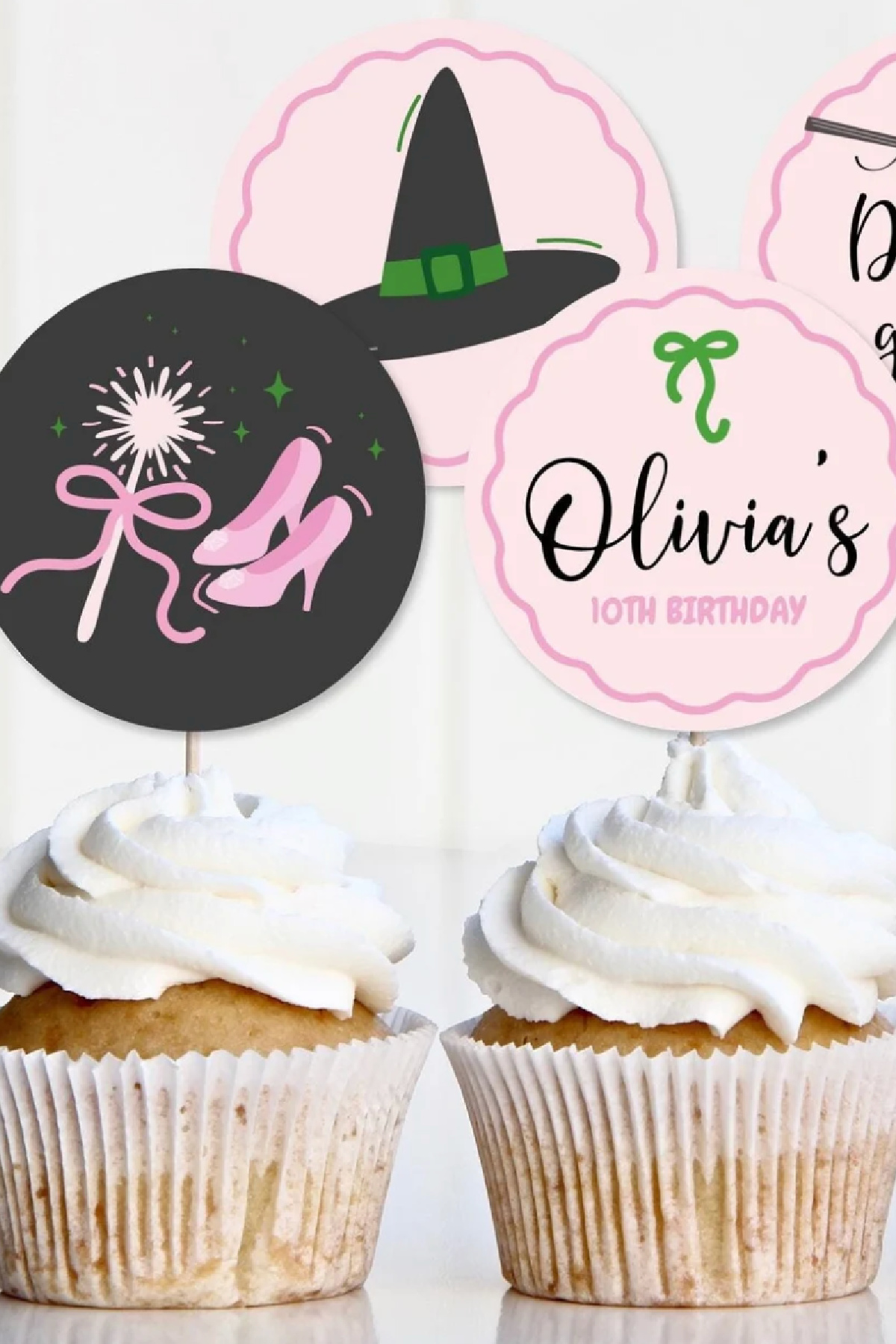 Wicked Cupcake Toppers