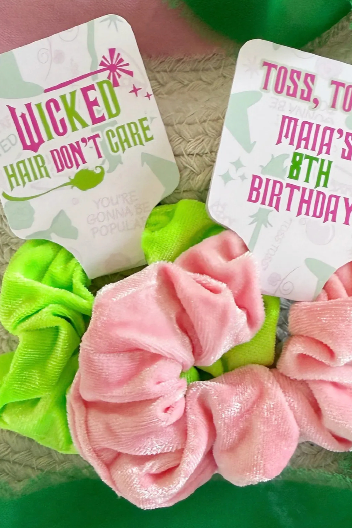 Wicked Scrunchie Party Favors