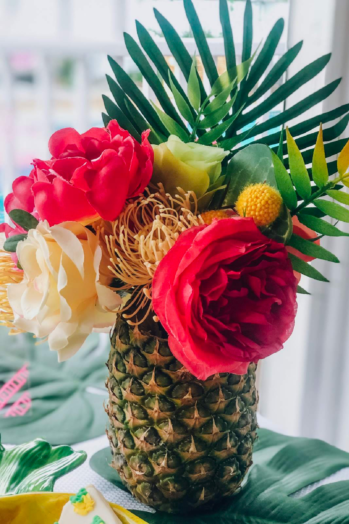 Floral Pineapple Centerpiece Floral Pineapple Centerpiece