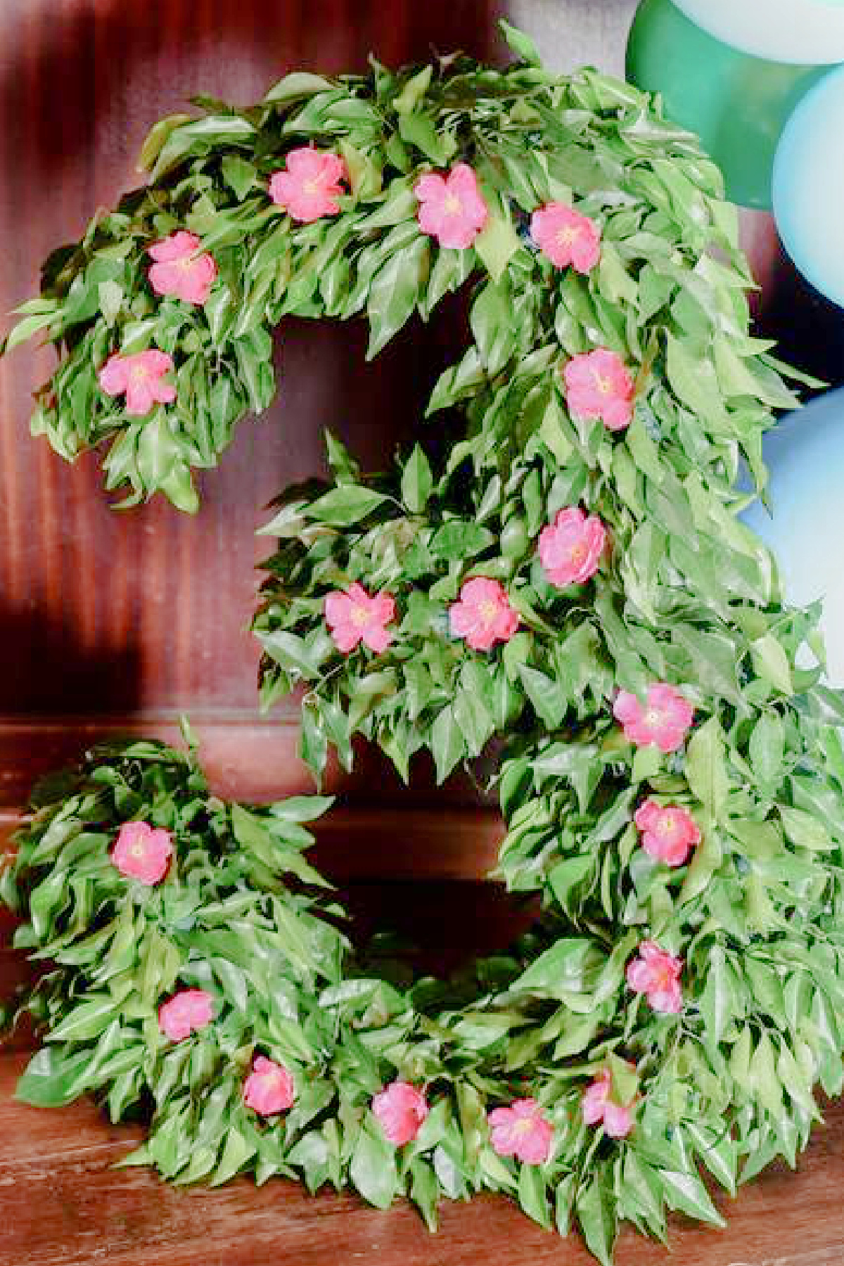 Lush Leafy Number Party Decoration Lush Leafy Number Party Decoration