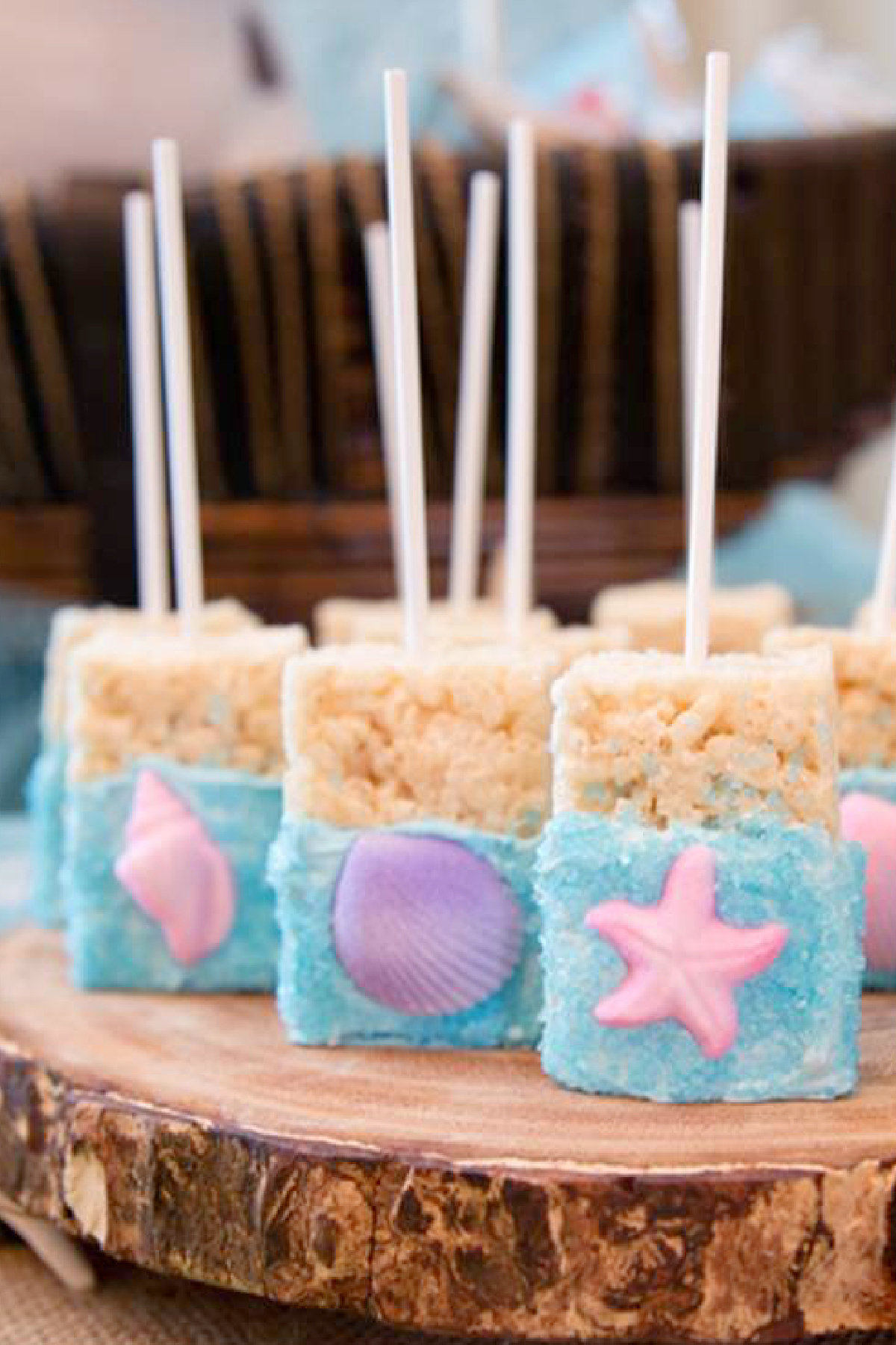 Ocean-Themed Krispie Treats Ocean-Themed Krispie Treats