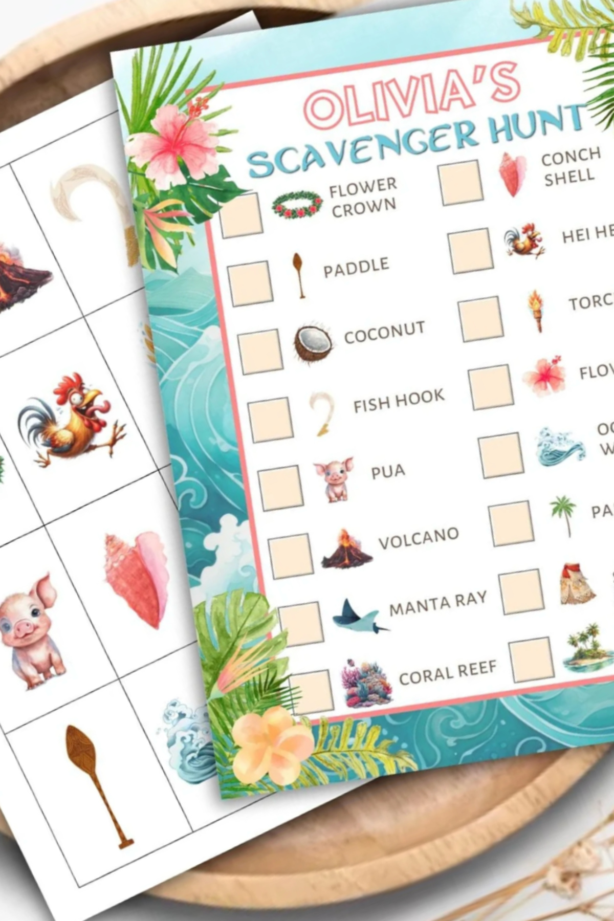 Moana Scavenger Hunt Moana Scavenger Hunt