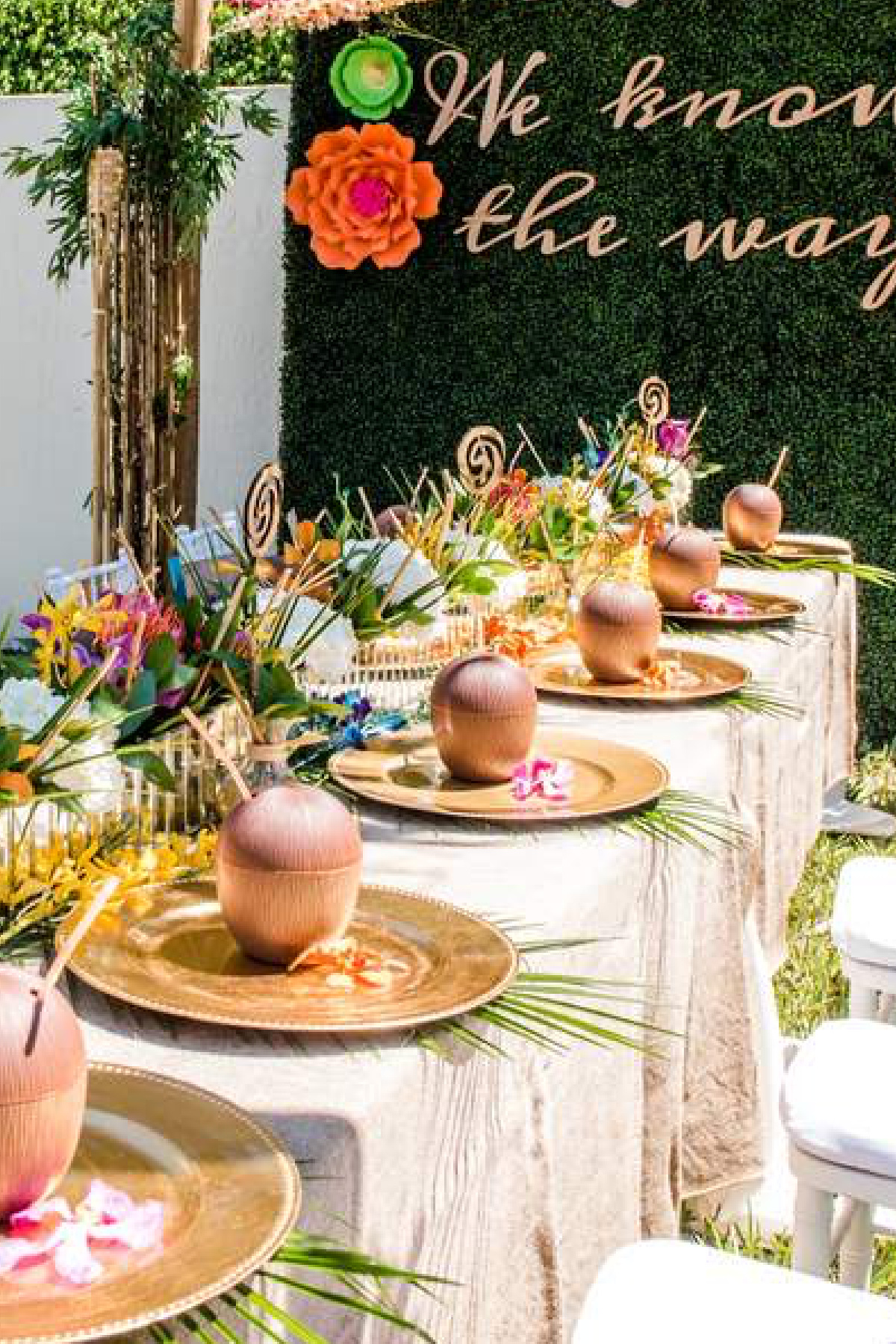 Tropical Table Setting Tropical Table Settings