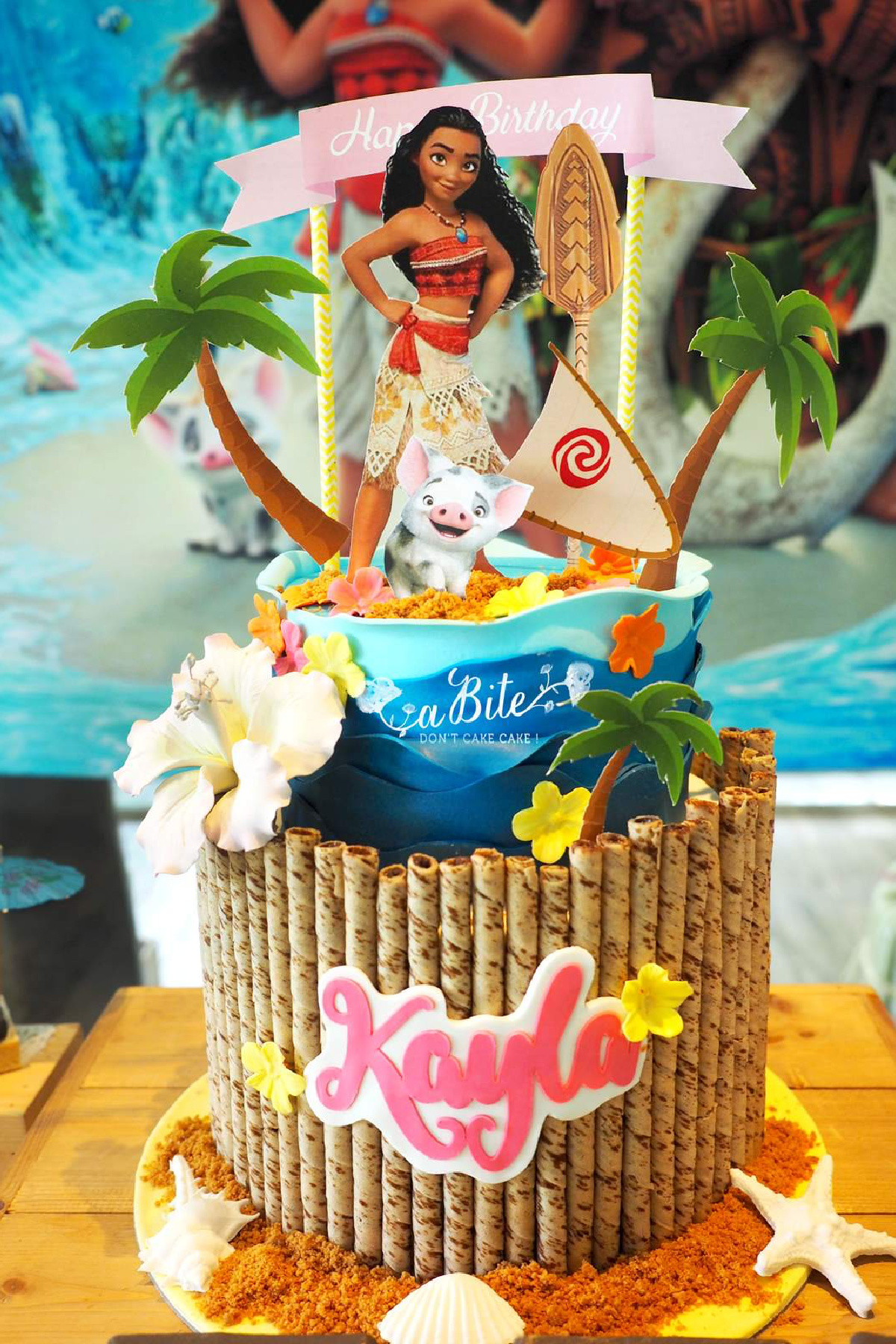 Tropical Tiki Moana Birthday Cake Tropical Tiki Moana Birthday Cake
