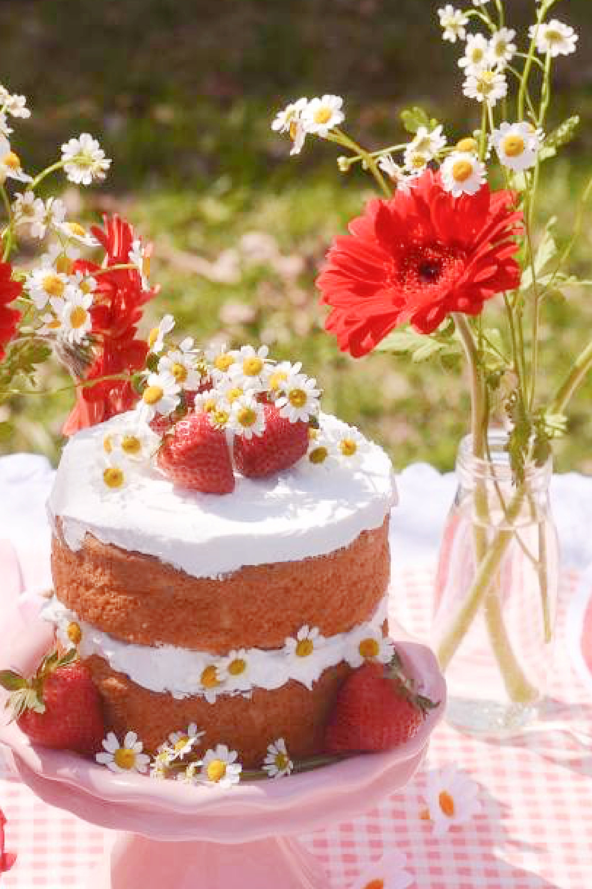 Strawberry 1st Birthday Cake for Girls Strawberry 1st Birthday Cake for Girls