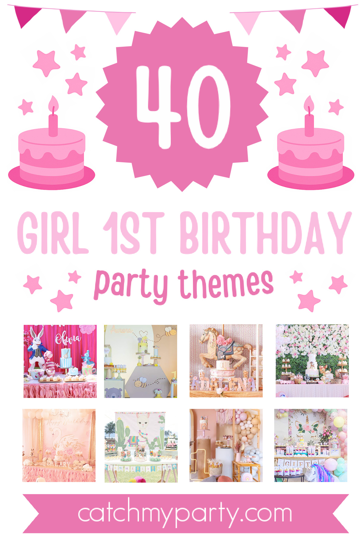 40 Most Popular Girl 1st Birthday Themes for 2026!