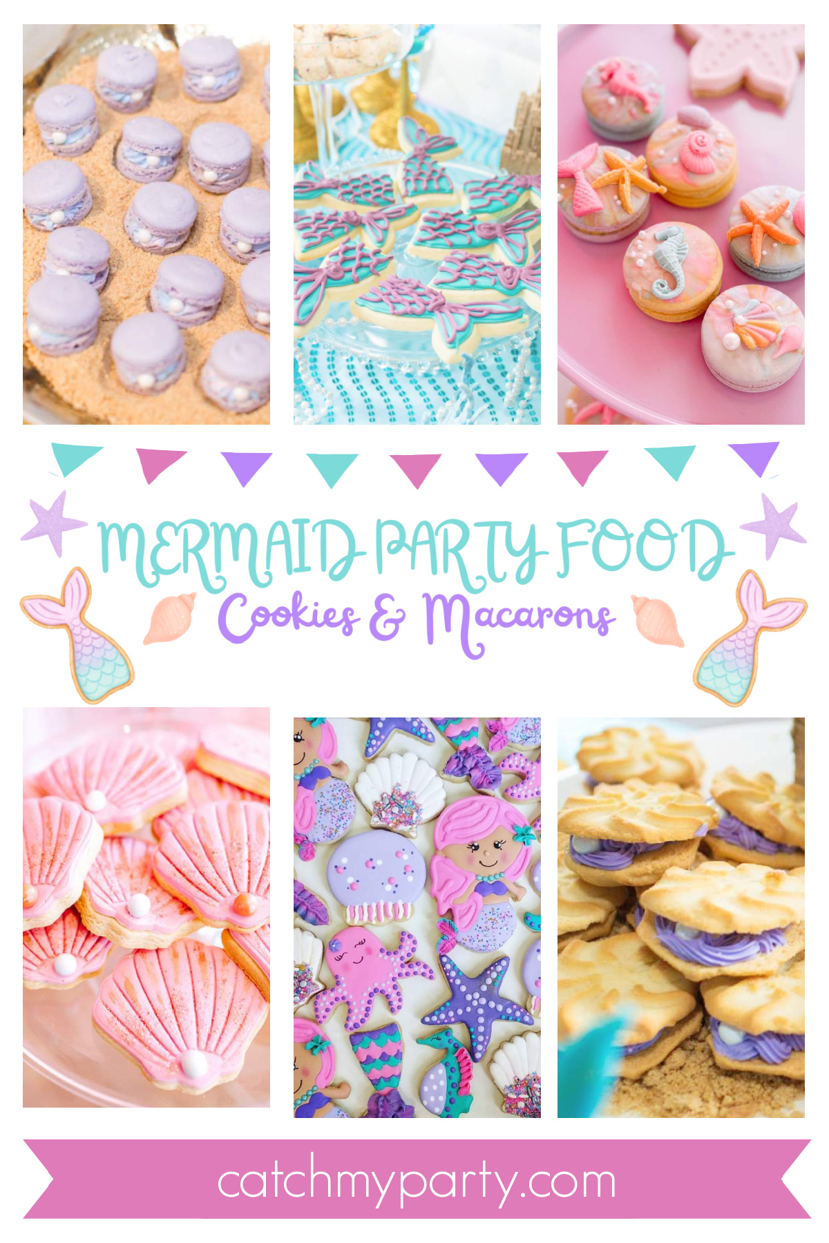 Mermaid Cookies & Macarons Mermaid Cookies & Macarons