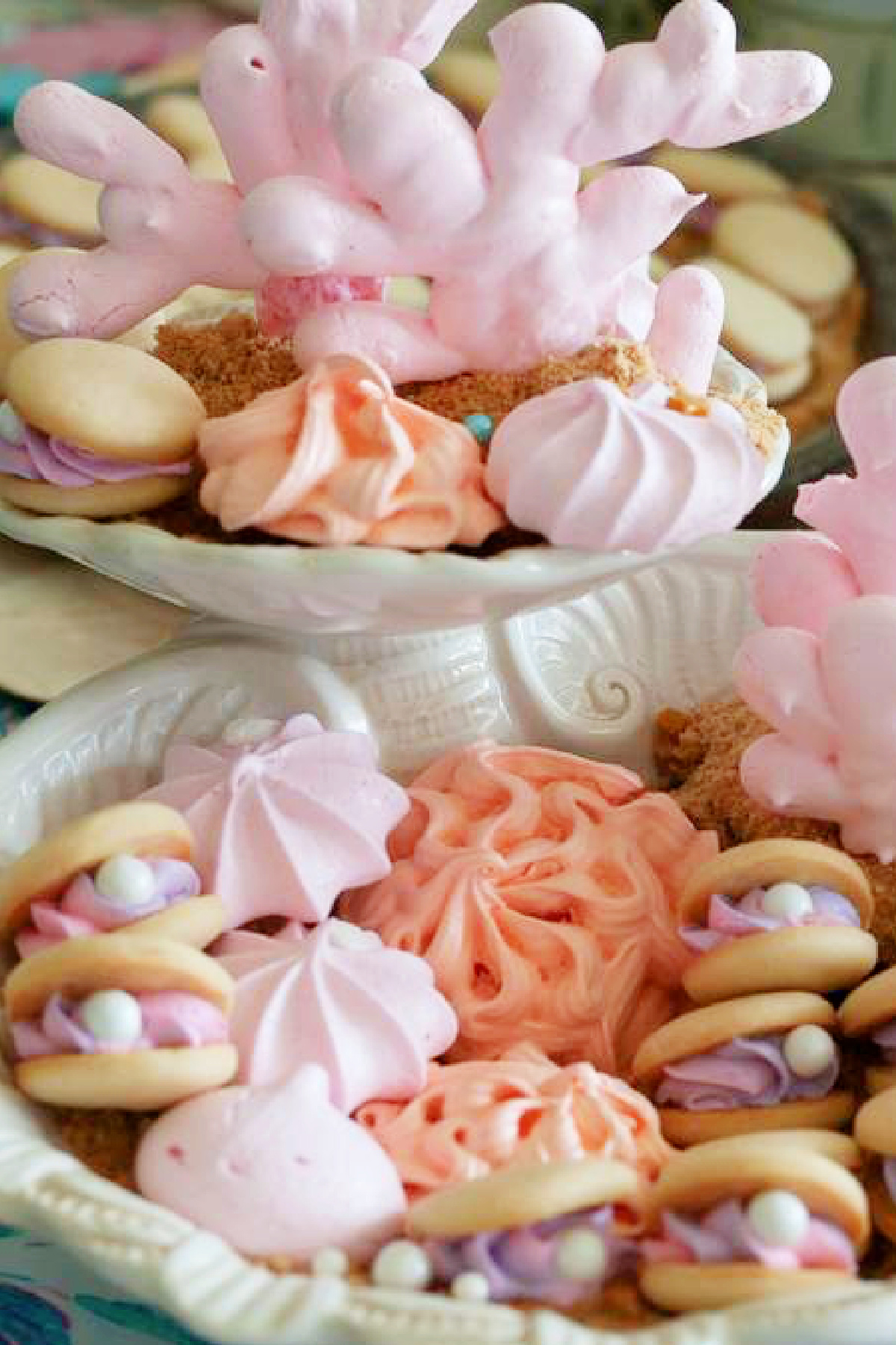 Coral Reef Meringues Coral Reef Meringues