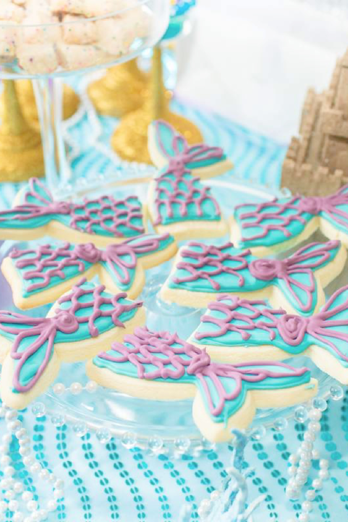 Mermaid Tail Cookies Mermaid Tail Cookies