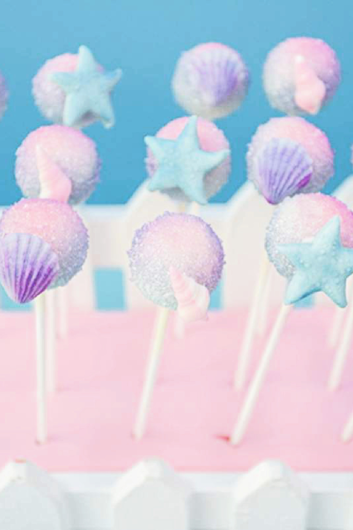 Seashell Cake Pops Seashell Cake Pops