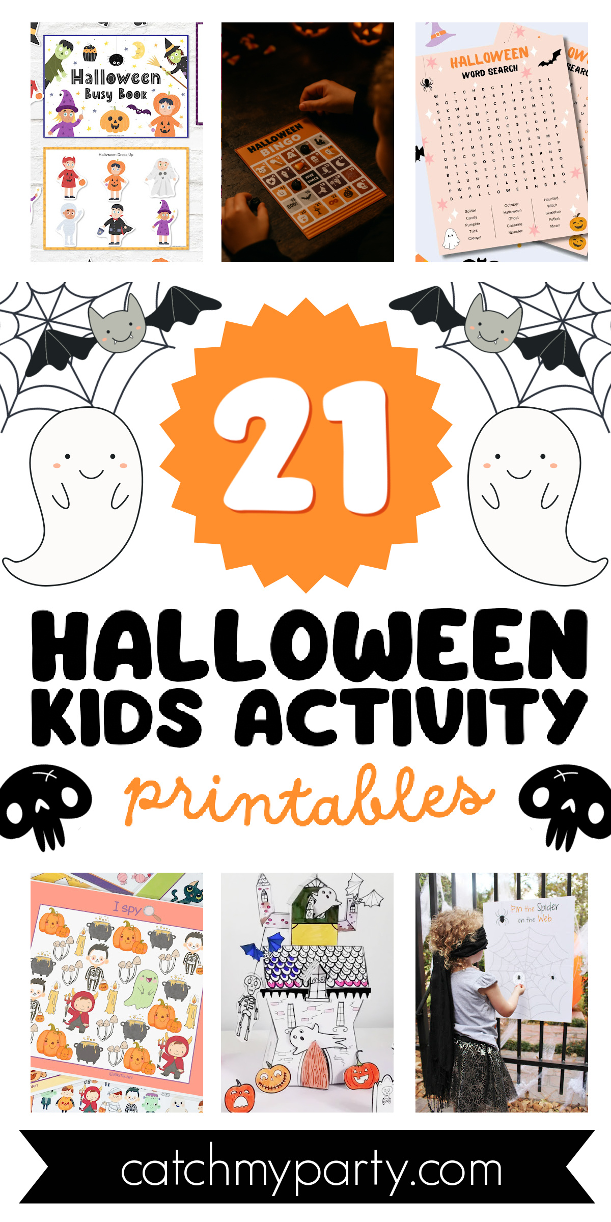 21 Fun & Free Halloween Kids Activity Printables!