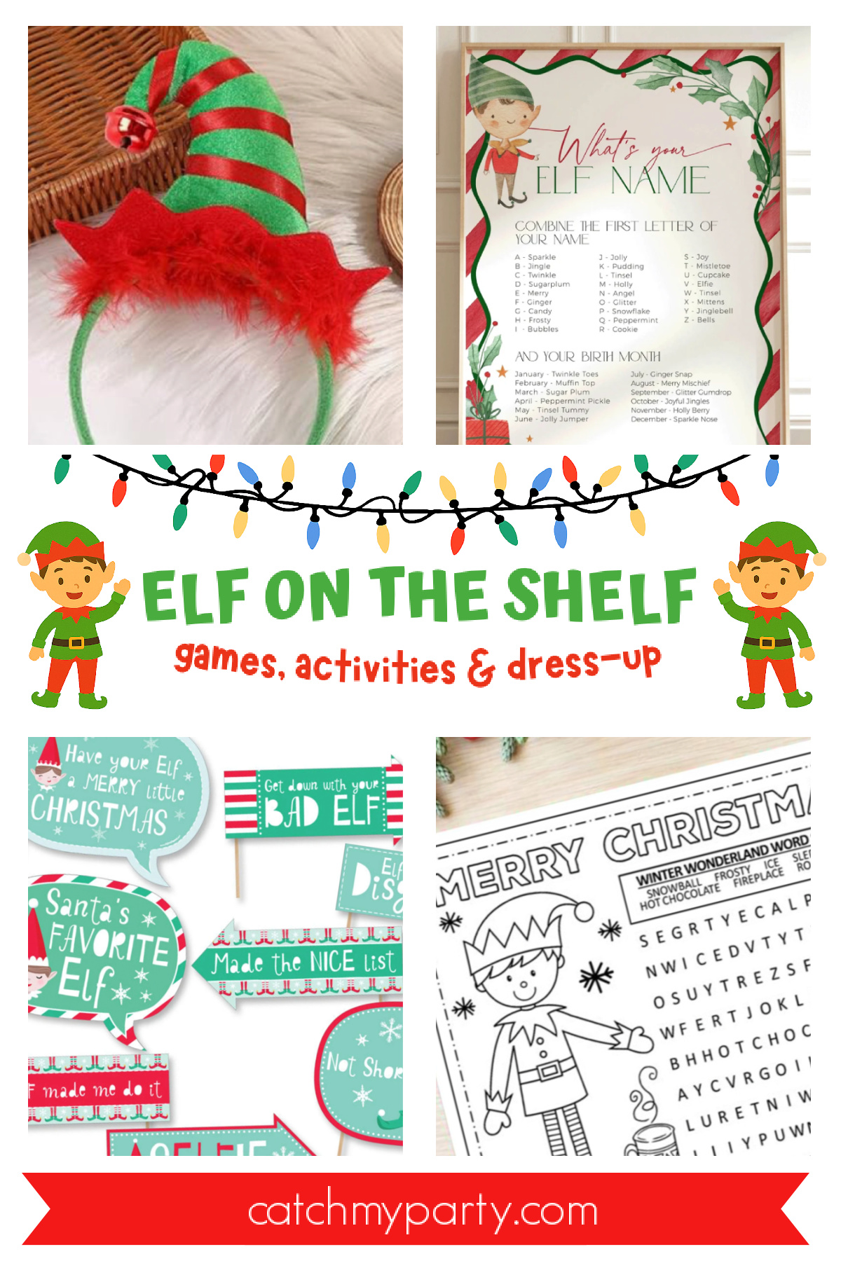 Elf Games, Activities & Dress-Up