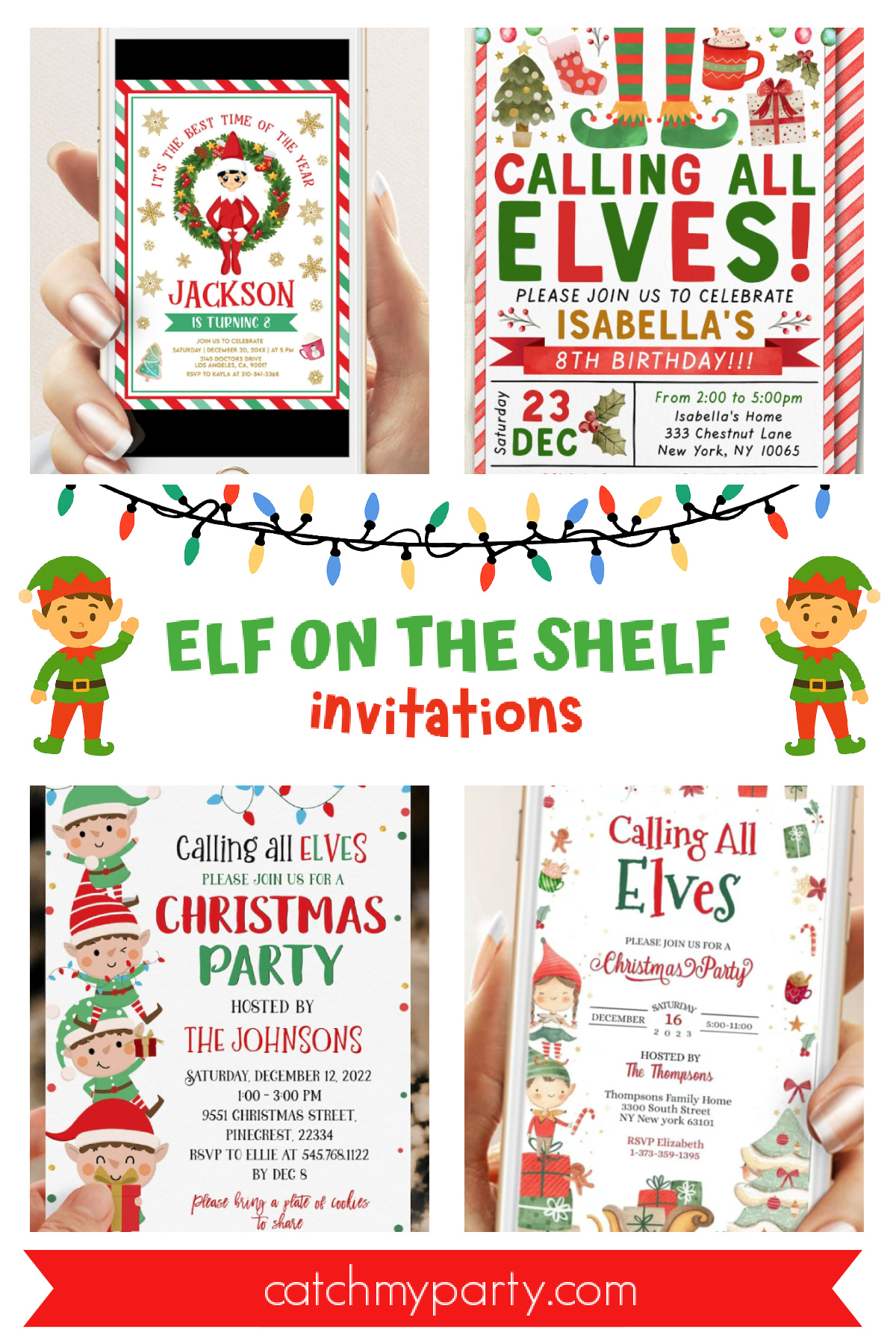 Elf Invitations