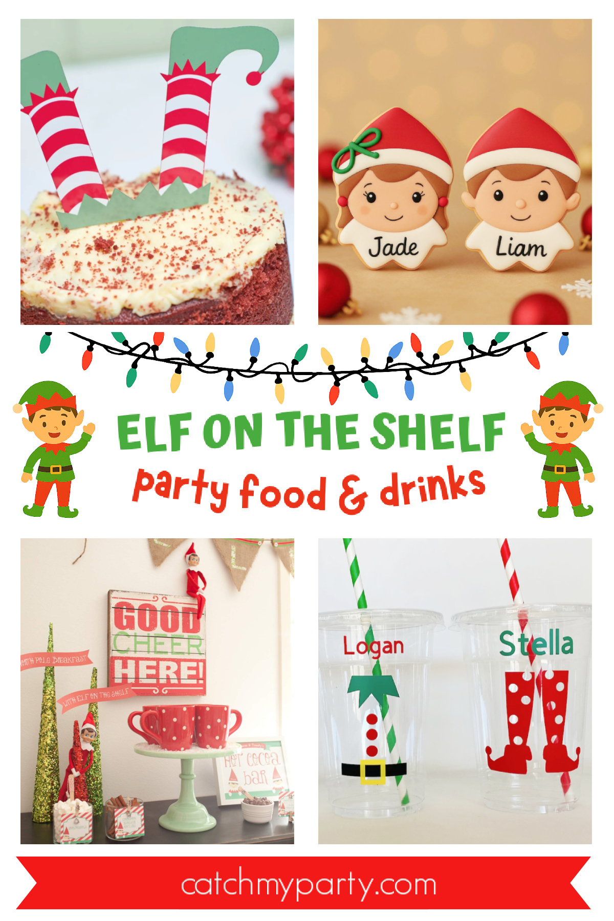 Elf Party Food & Drinks