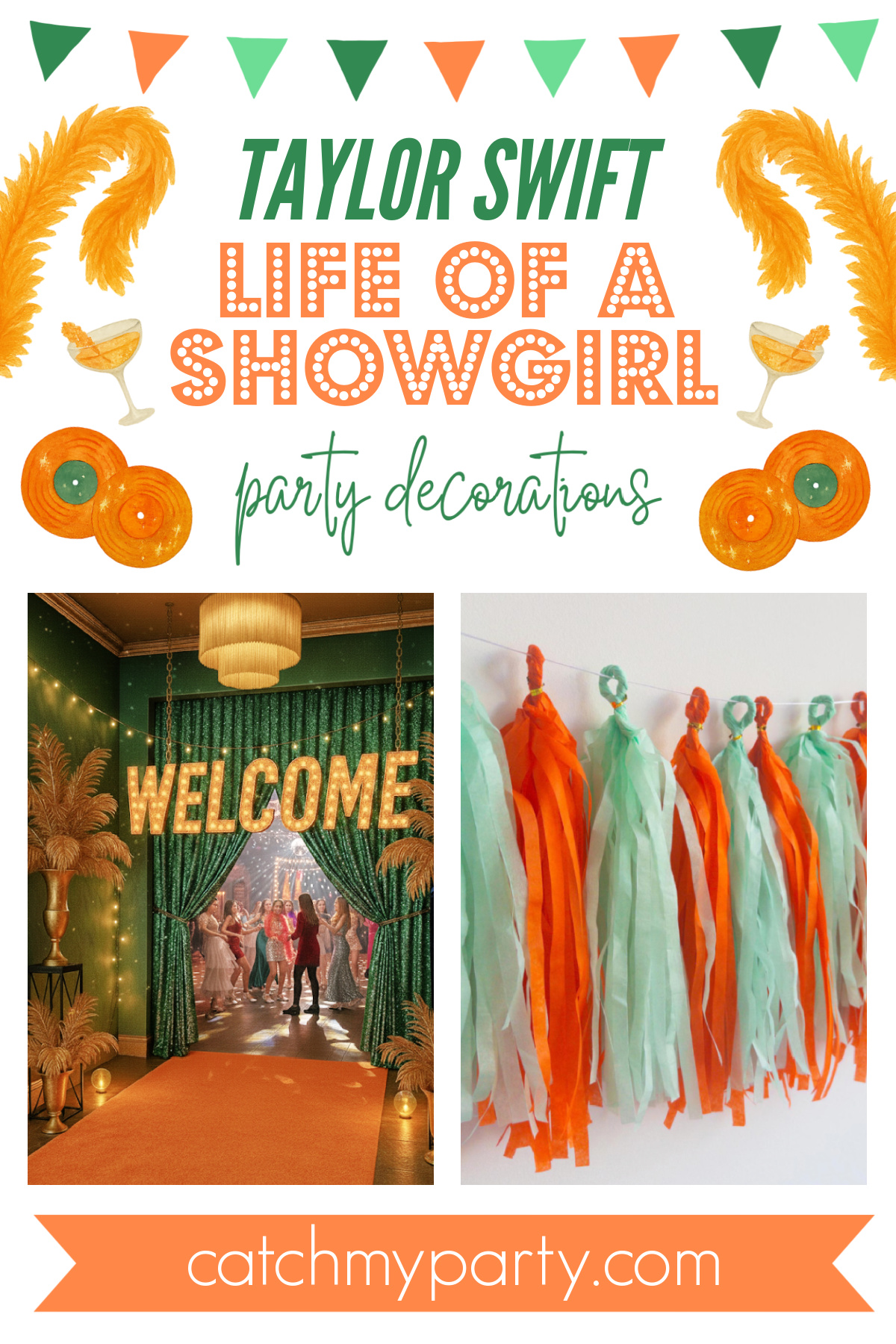Life of a Showgirl Party Decorations Life of a Showgirl Party Decorations