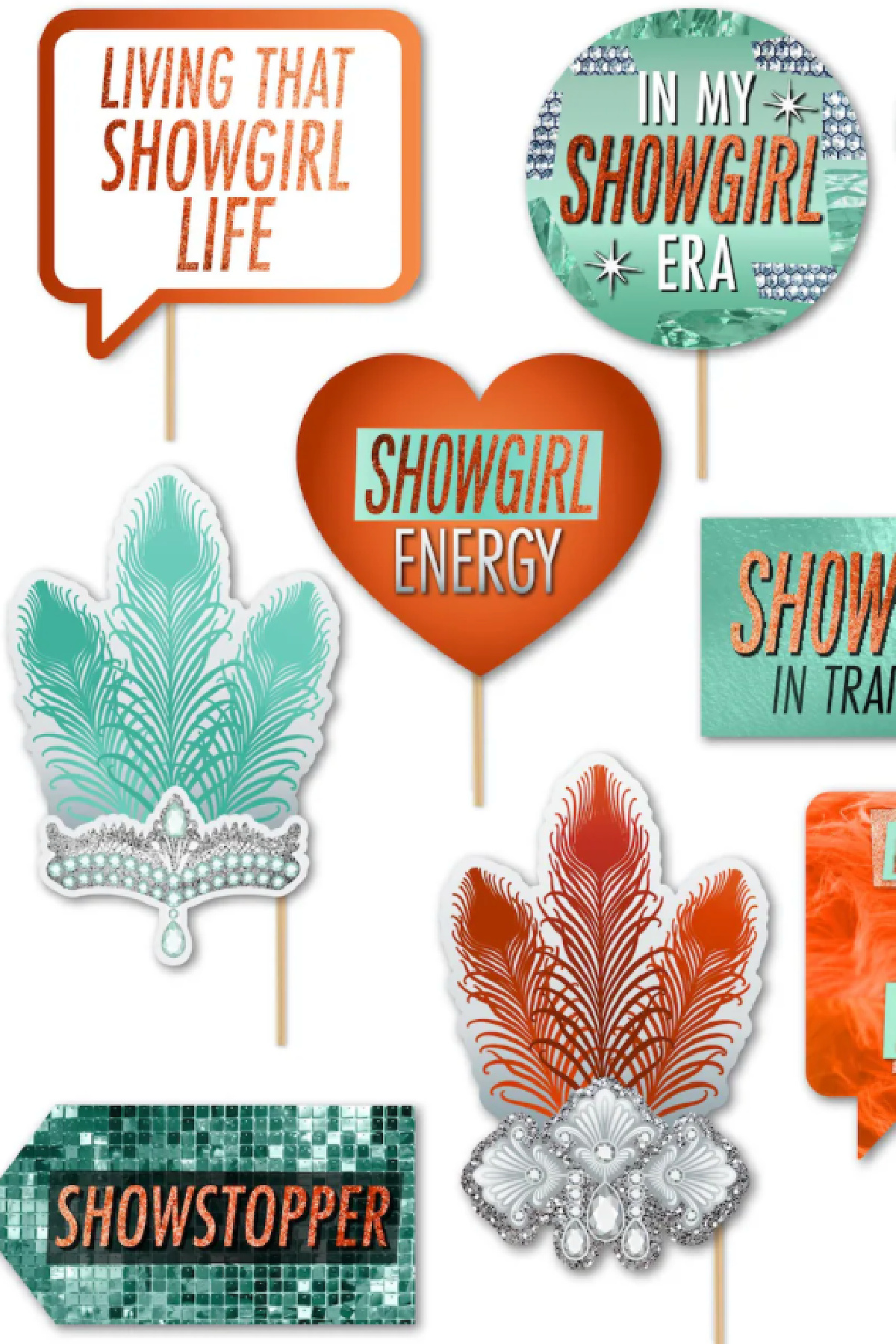 Life of a Showgirl Photo Booth Props Life of a Showgirl Photo Booth Props