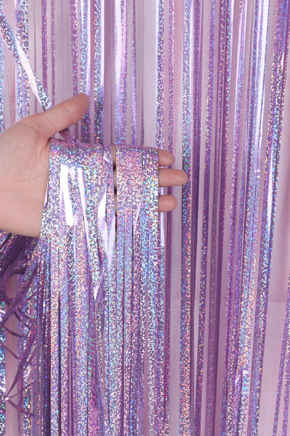 Iridescent Backdrop Party Curtain Iridescent Backdrop Party Curtain